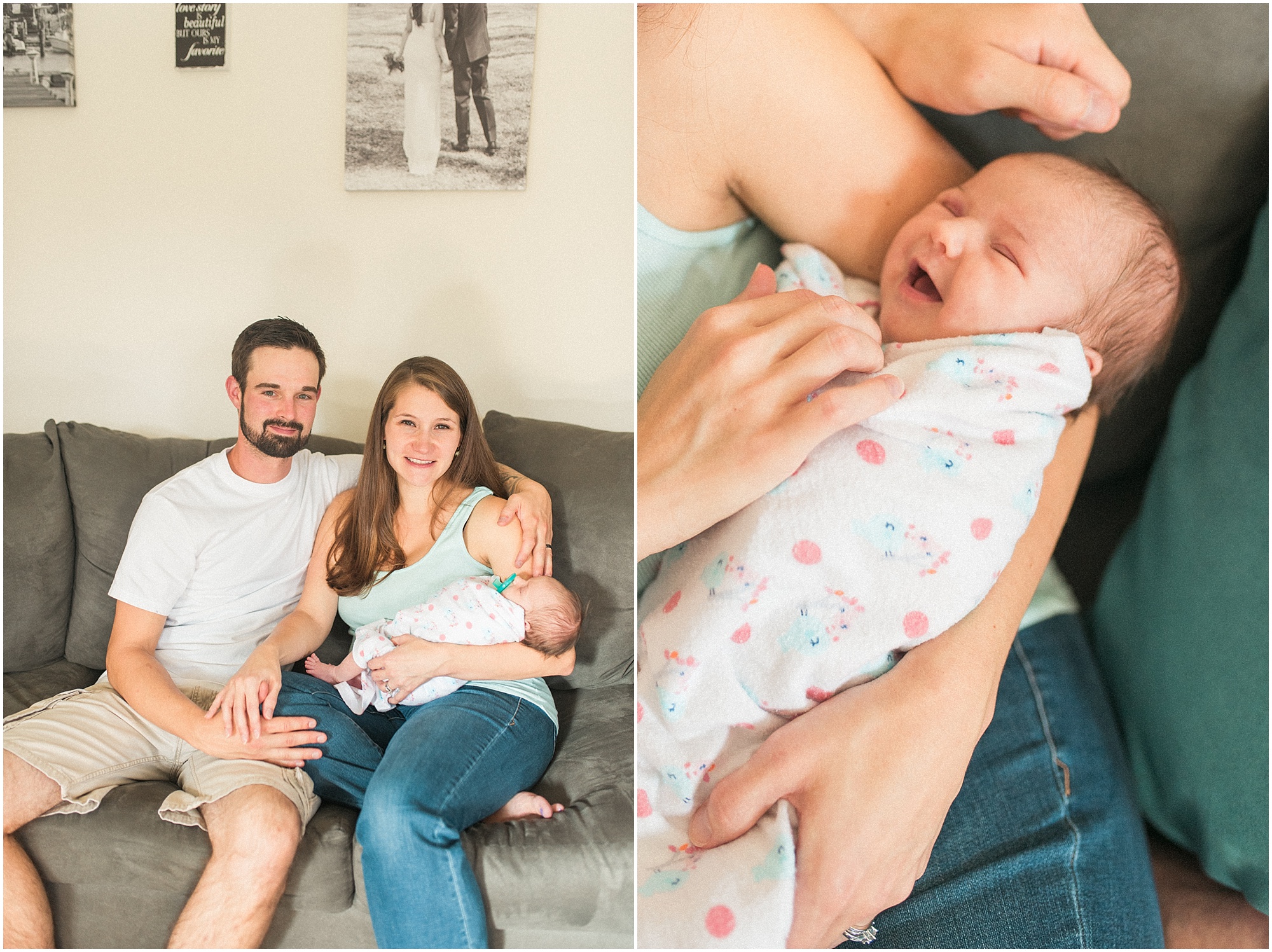 Baltimore, Maryland Lifestyle Newborn Photography session photo