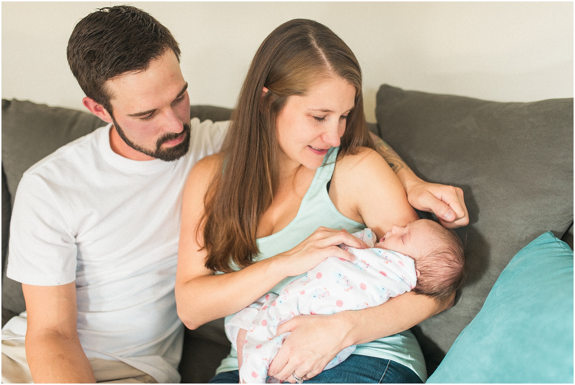 Baltimore, Maryland Lifestyle Newborn Photography session photo