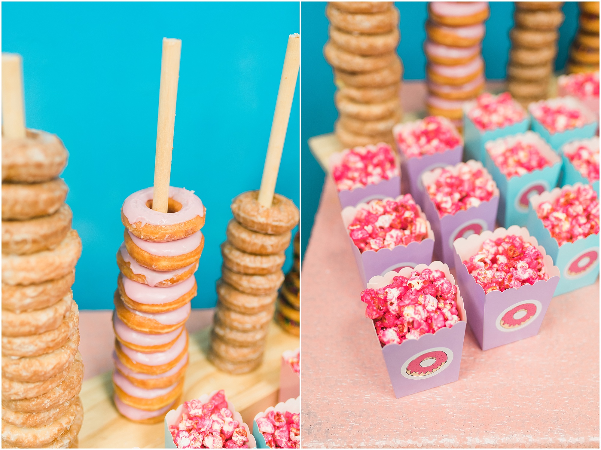 Donut themed birthday party Megan Bennett Photography