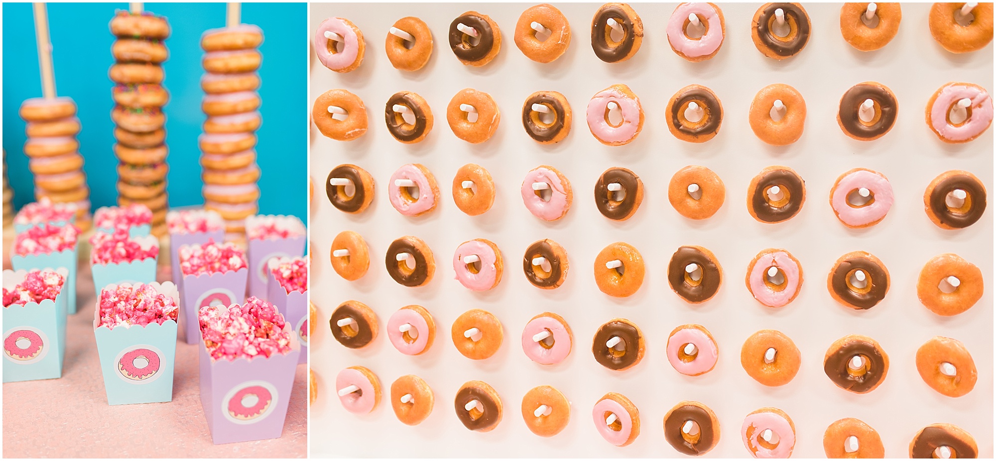 Donut themed birthday party Megan Bennett Photography