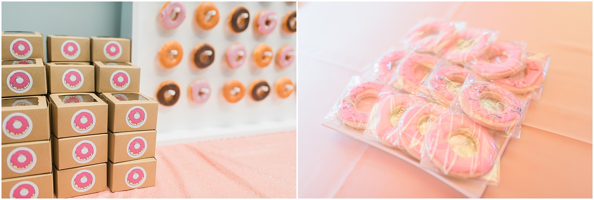 Donut themed birthday party Megan Bennett Photography