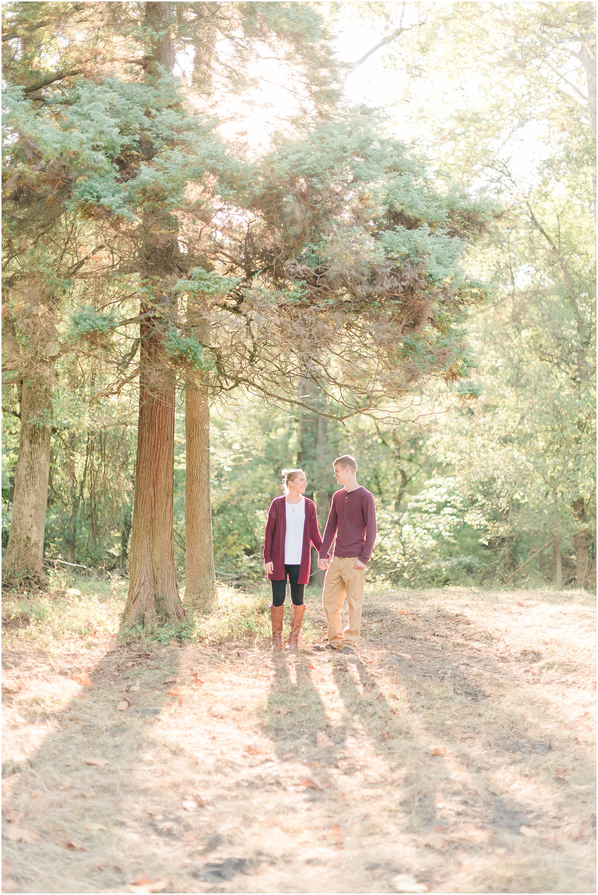 Patapsco Valley State Park Fall Engagement photos by Megan Bennett Photography