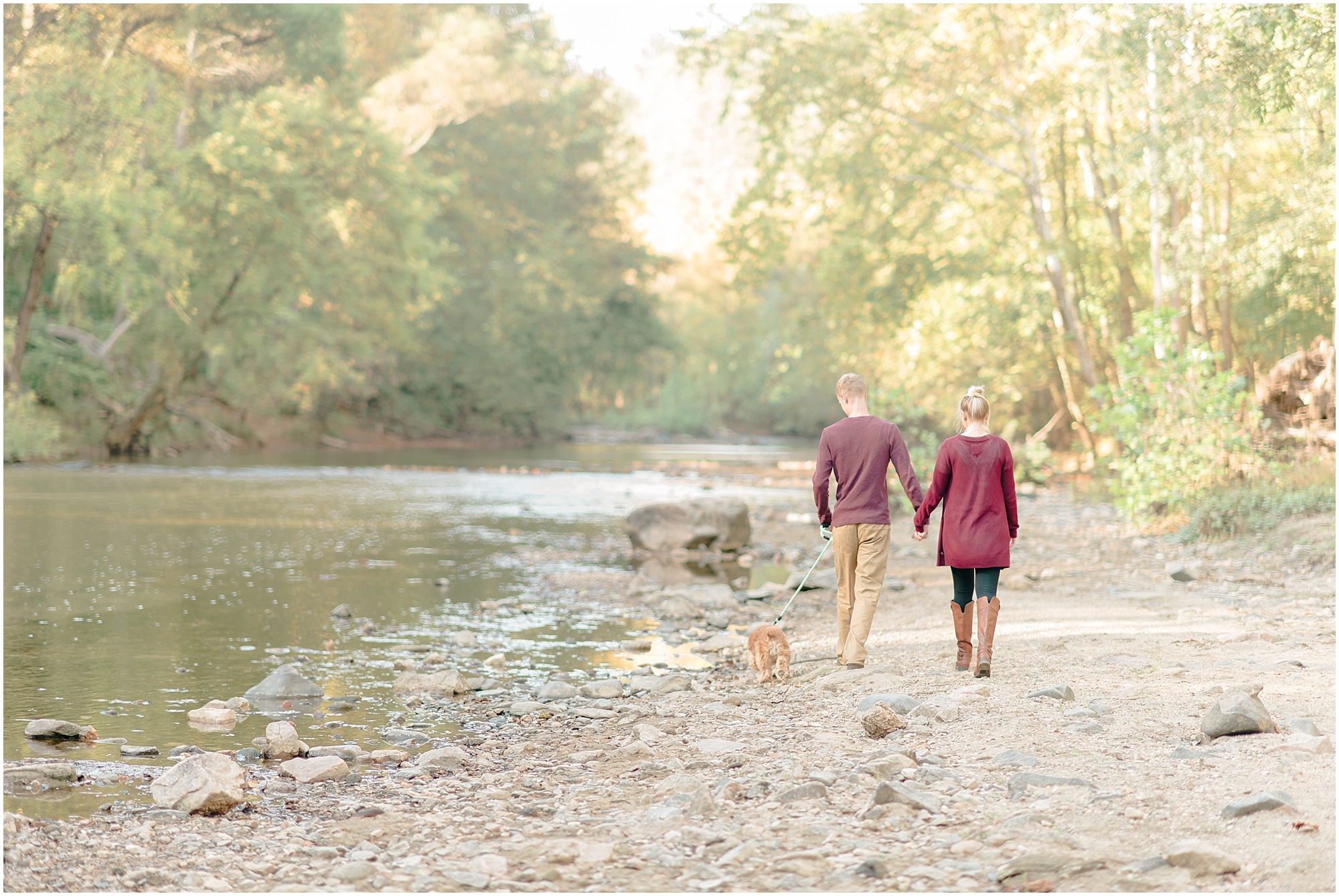 Patapsco Valley State Park Fall Engagement photos by Megan Bennett Photography