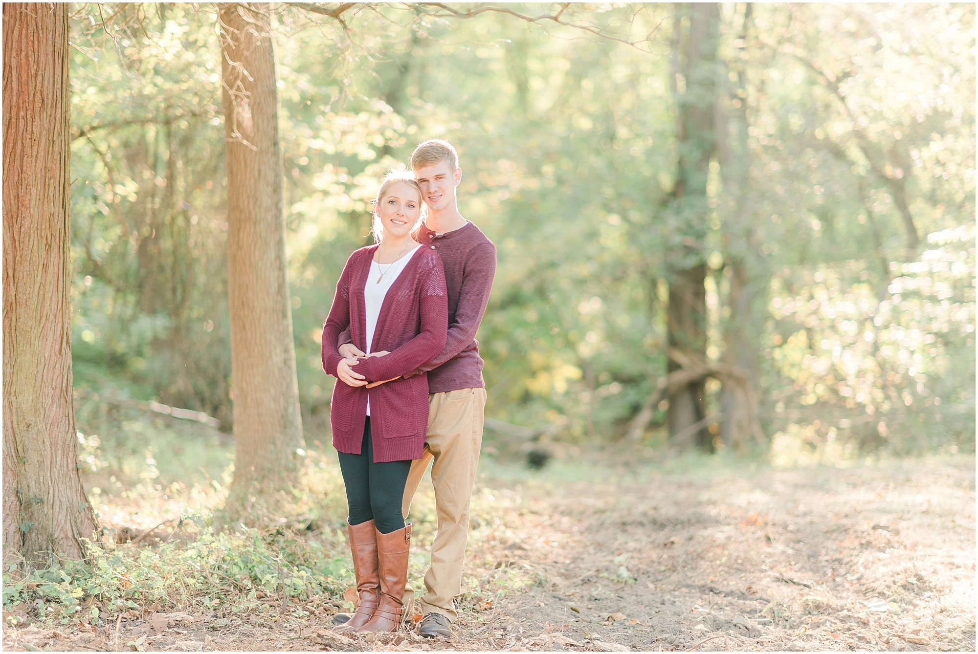 Patapsco Valley State Park Fall Engagement photos by Megan Bennett Photography