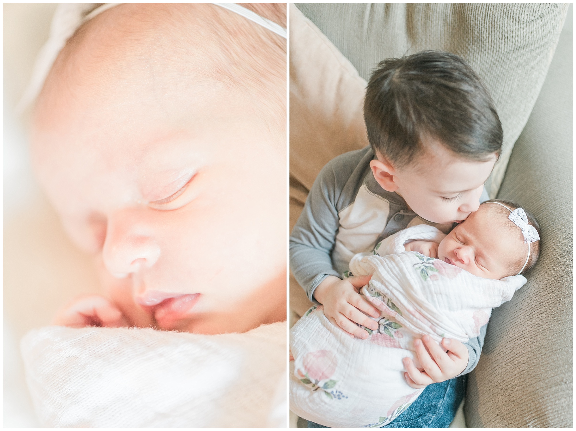 Newborn lifestyle photo by Megan Bennett Photography