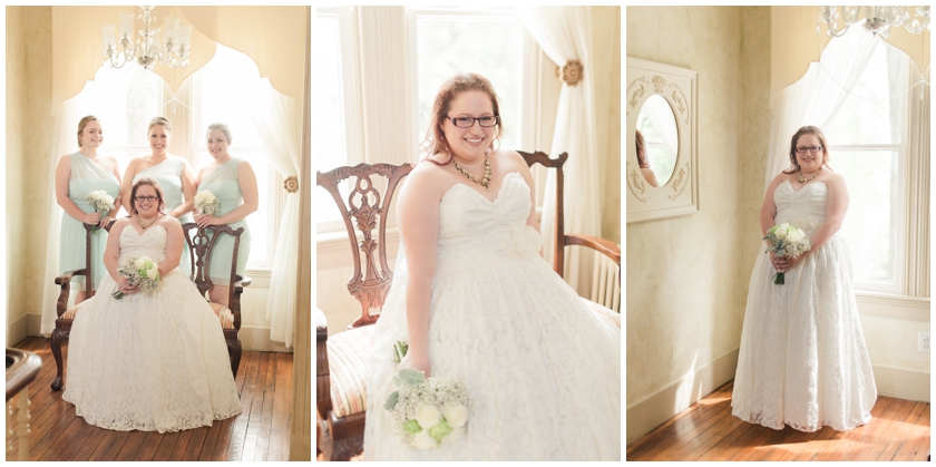 Mint color Savage Hill Manor House Wedding in Savage, Maryland by Megan Bennett Photography