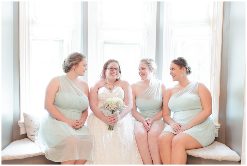 Mint color Savage Hill Manor House Wedding in Savage, Maryland by Megan Bennett Photography