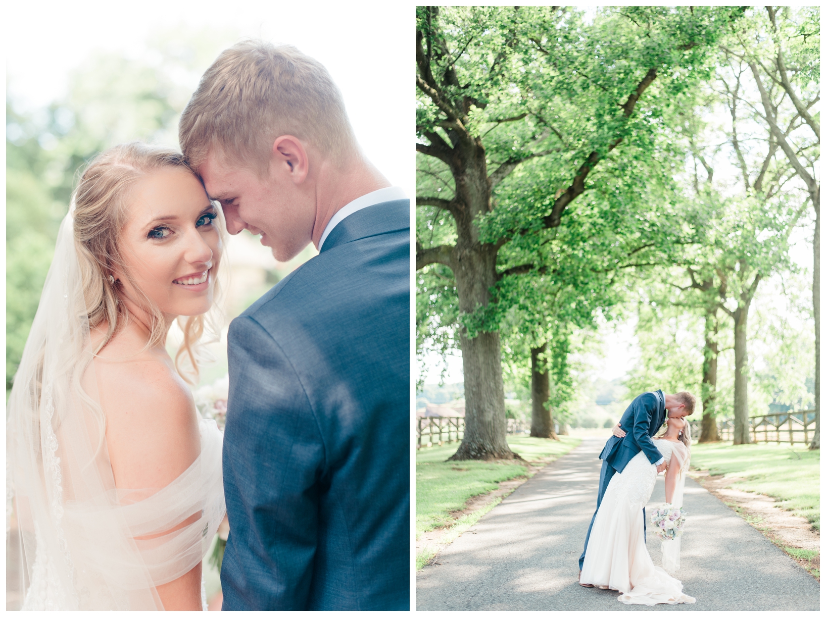 Woodlawn Manor outdoor blush pink summer wedding in Maryland by Megan Bennett Photography