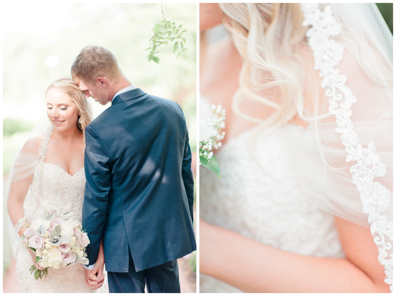 Woodlawn Manor outdoor blush pink summer wedding in Maryland by Megan Bennett Photography