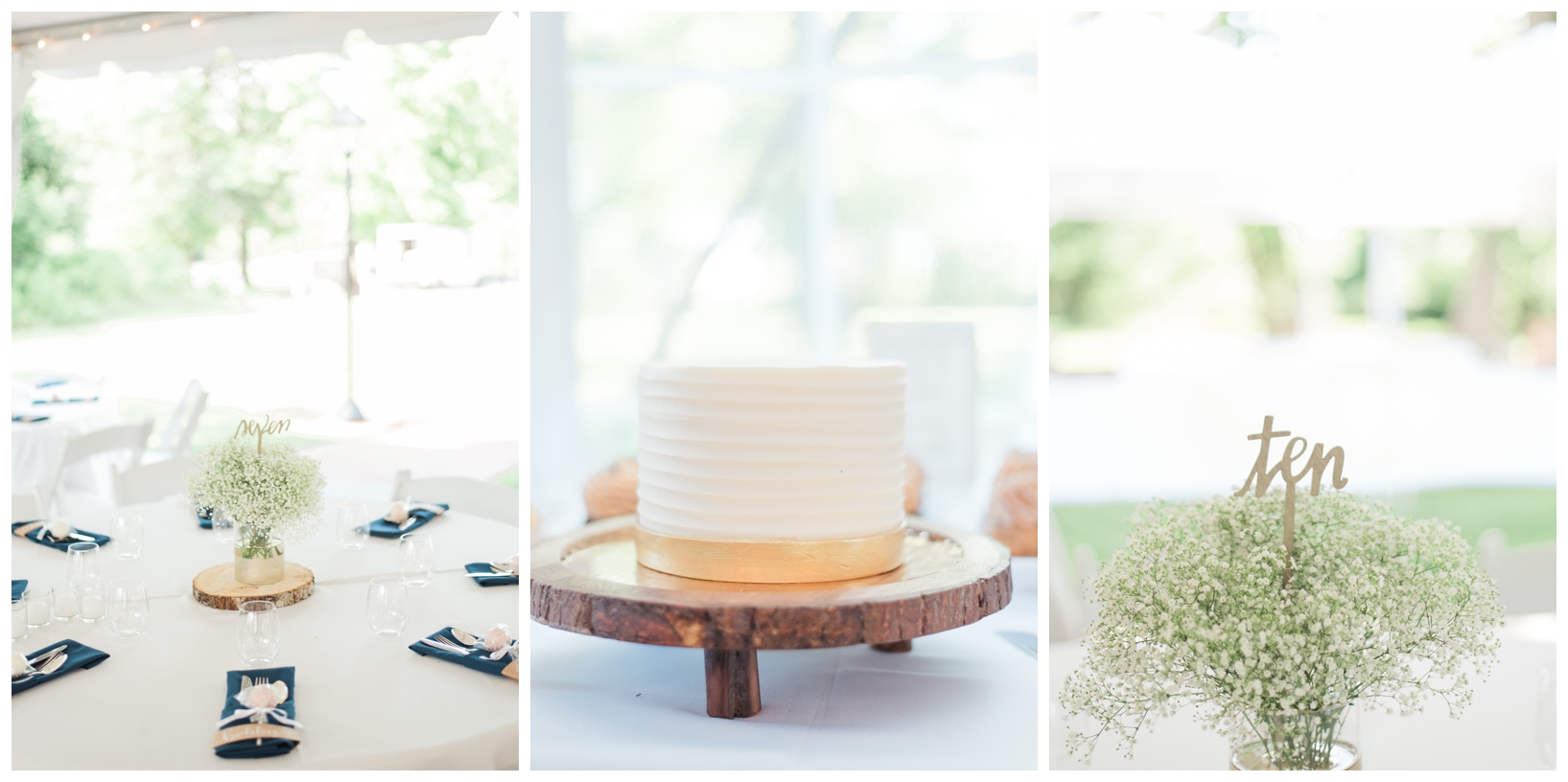 Woodlawn Manor outdoor blush pink summer wedding in Maryland by Megan Bennett Photography