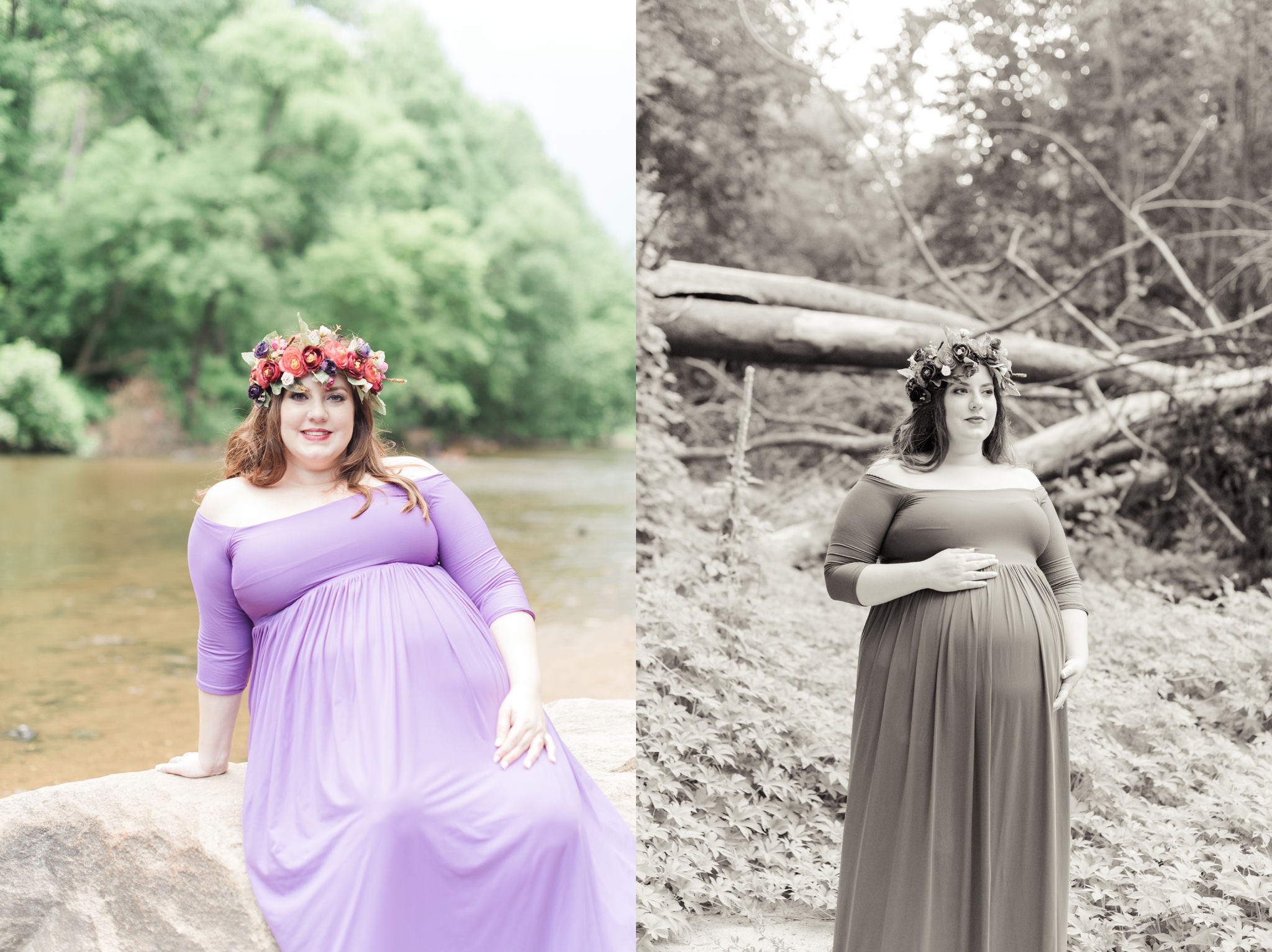 Maternity Portraits at Patapsco Valley State Park by Megan Bennett Photography