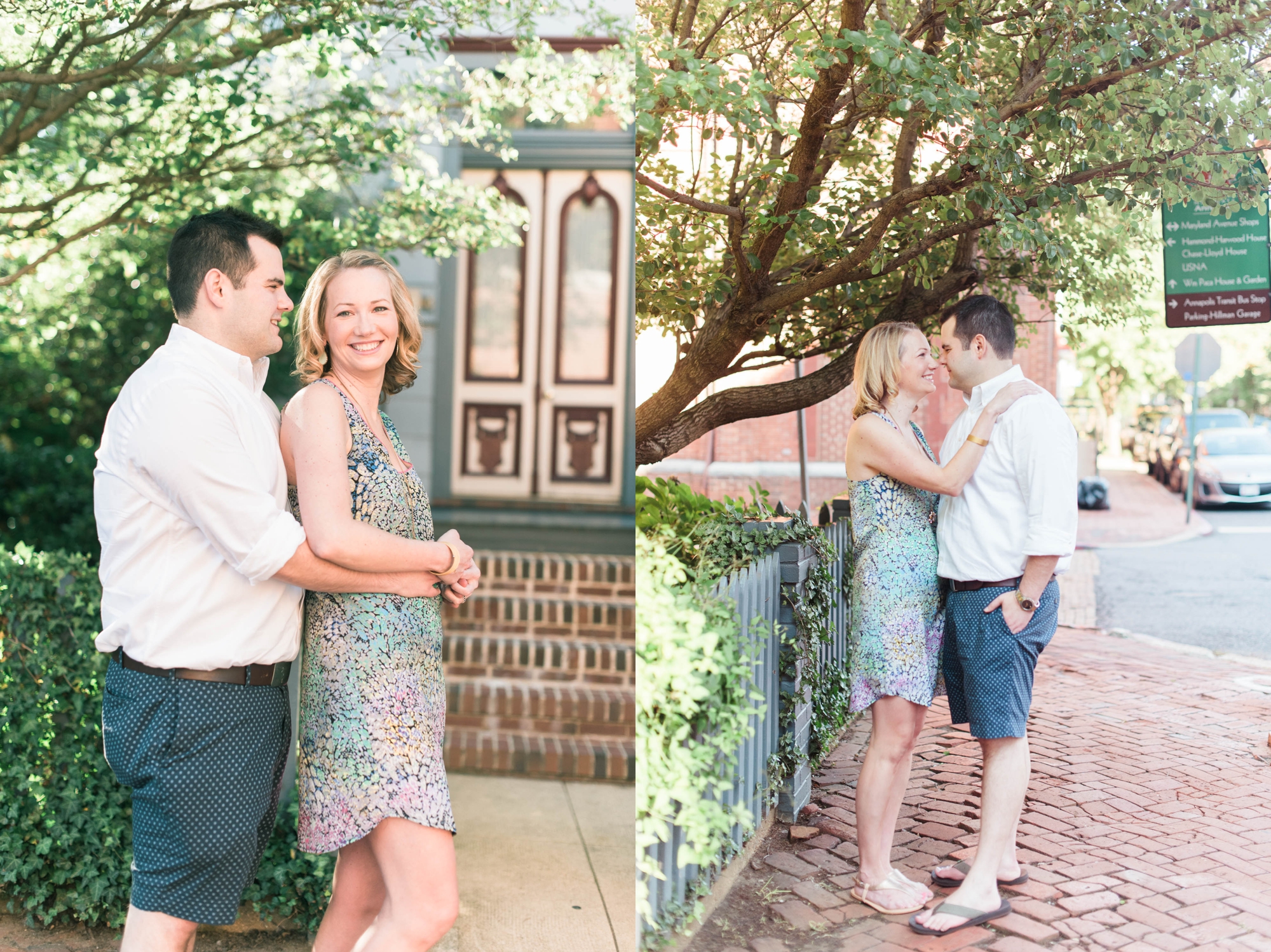 A downtown Annapolis Maryland engagement photos by Megan Bennett Photography