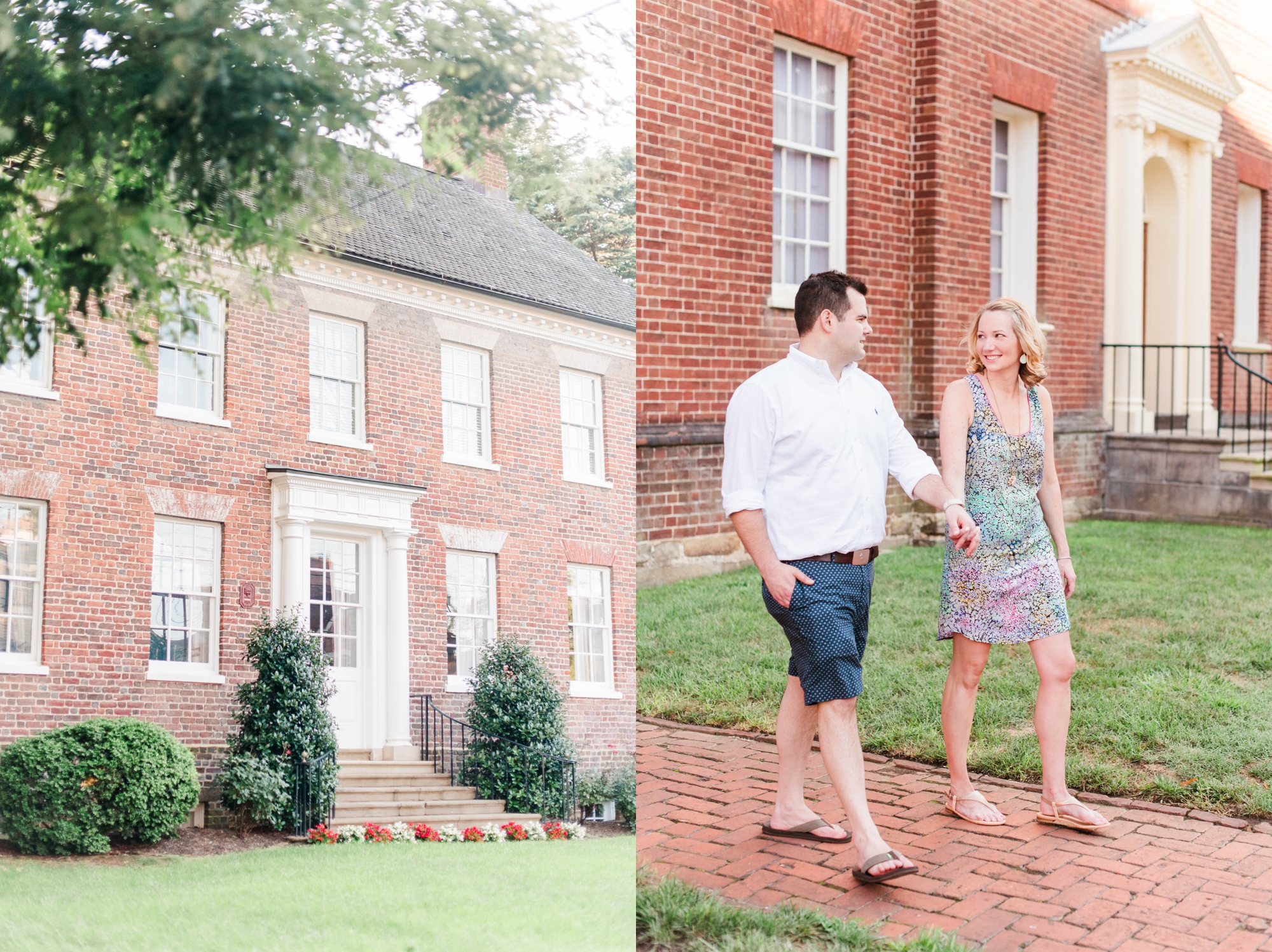 A downtown Annapolis Maryland engagement photos by Megan Bennett Photography