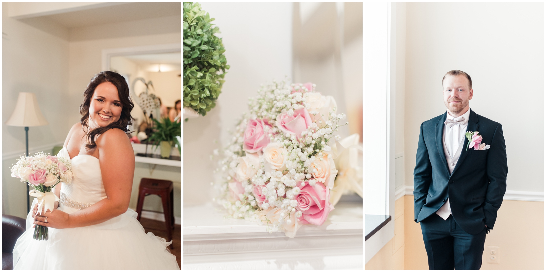 A pink and tan coastal wedding at Celebrations at the Bay by Maryland Wedding Photographer Megan Bennett Photography