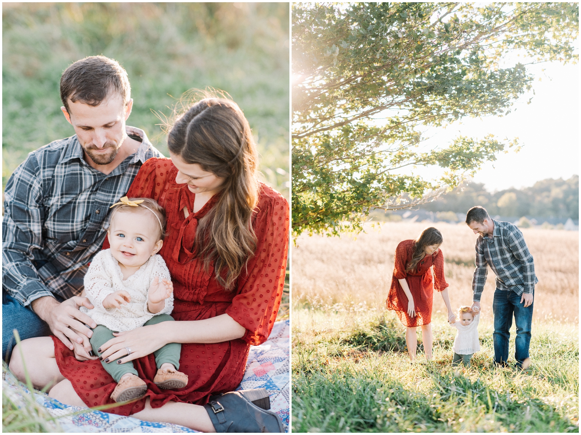 An intimate rustic family photo at Howard County Conservancy by Maryland Photographer Megan Bennett Photography