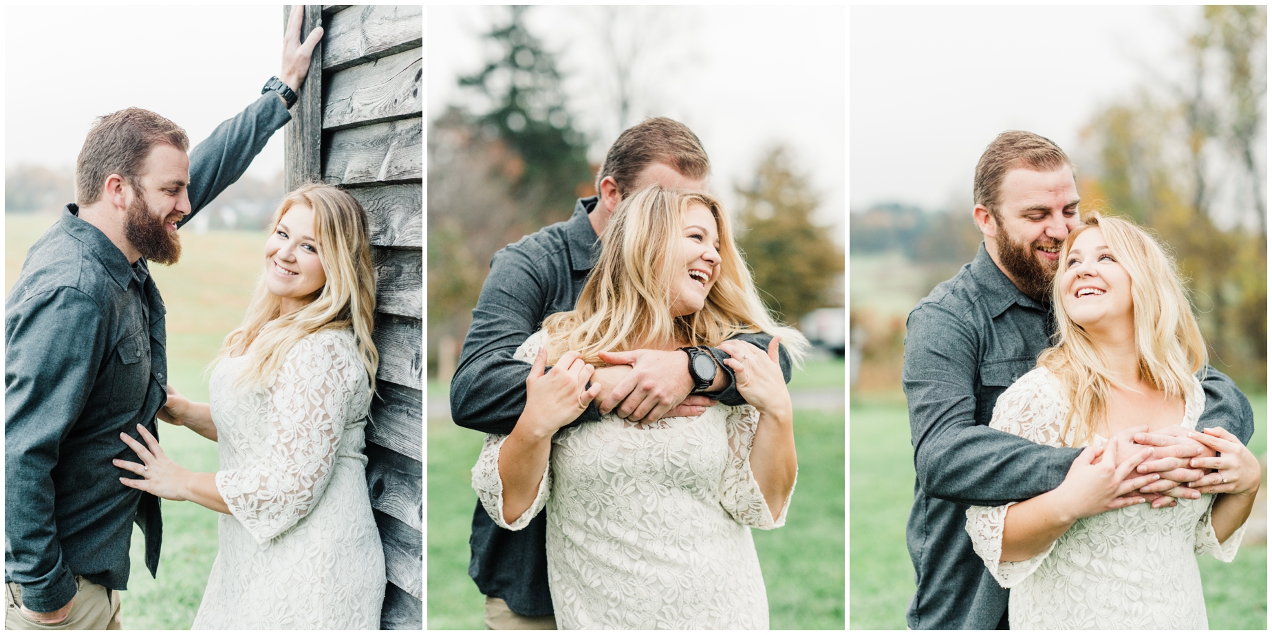 An intimate Autumn Engagement Photo Session at Howard County Conservancy in Maryland by Megan Bennett Photography