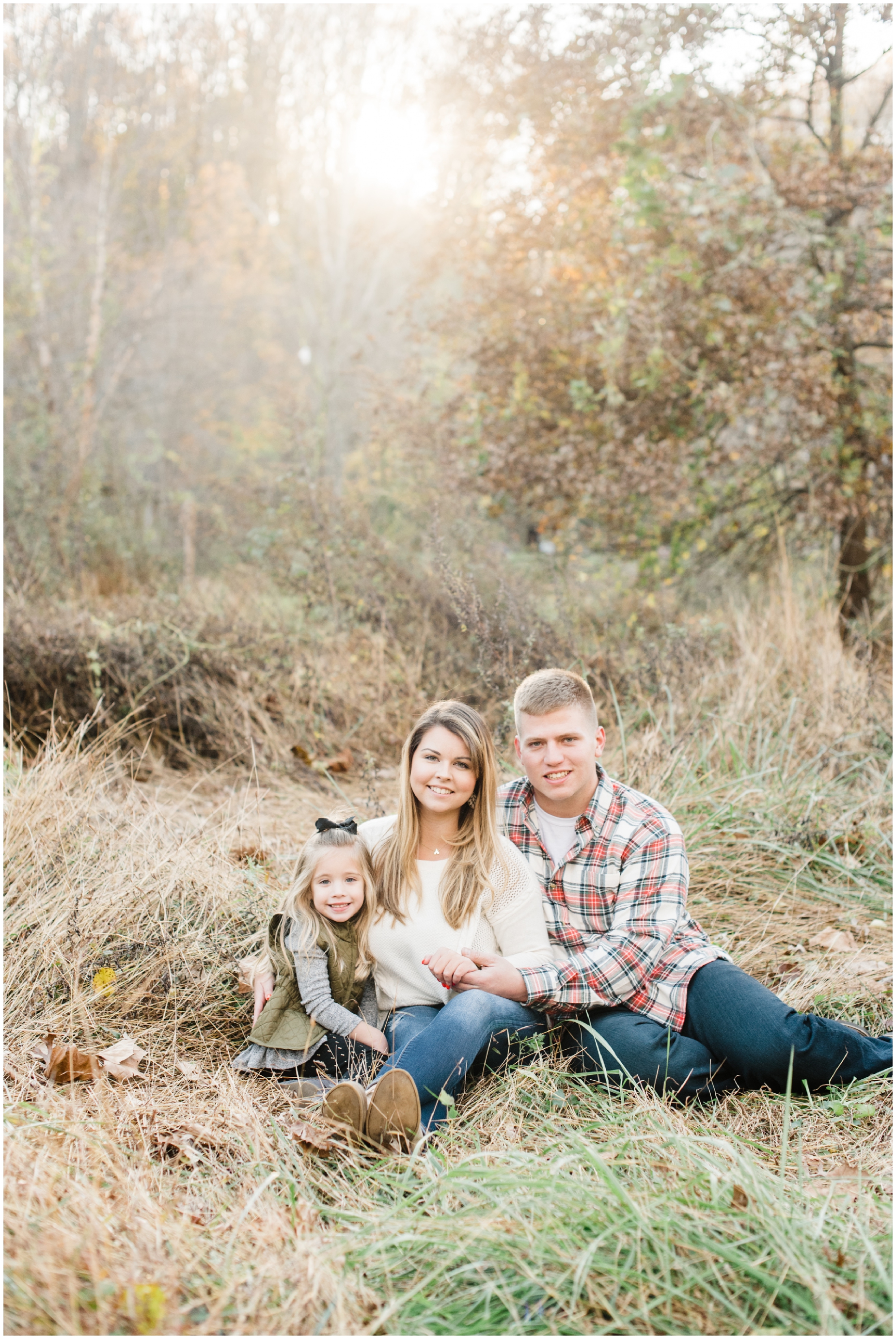 An intimate rustic family photo at Patapsco Valley State Park by Maryland Photographer Megan Bennett Photography