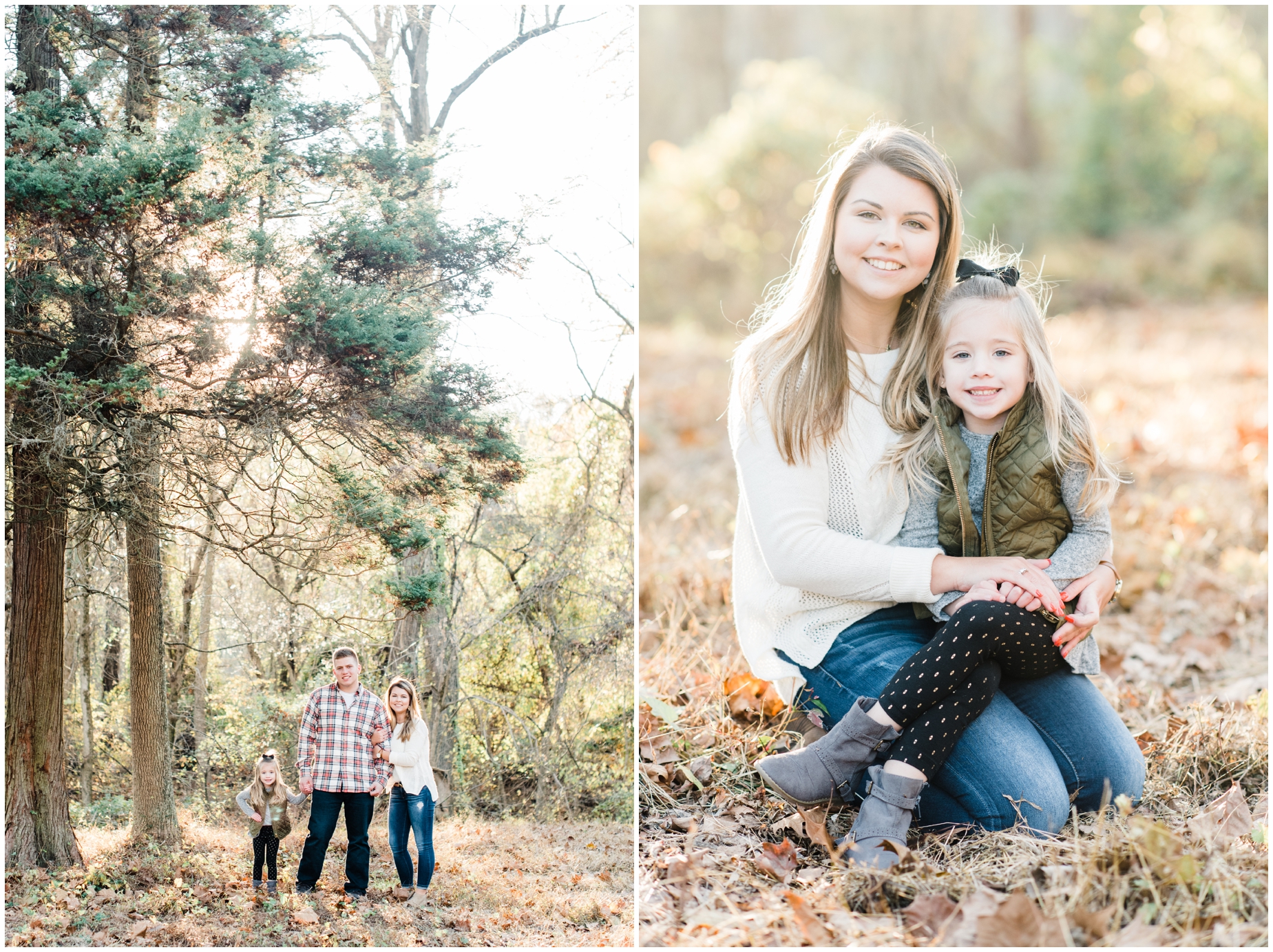 An intimate rustic family photo at Patapsco Valley State Park by Maryland Photographer Megan Bennett Photography