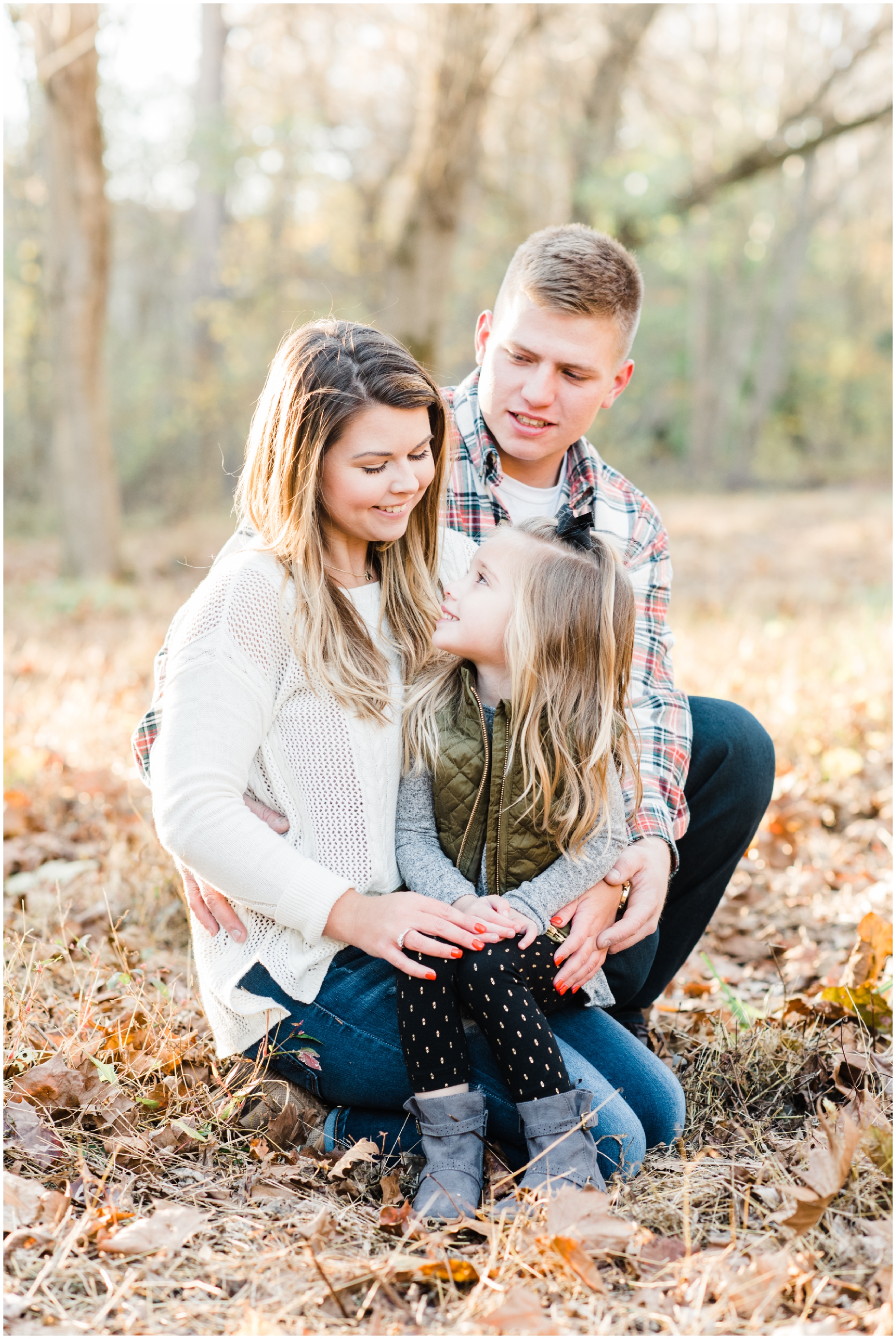 An intimate rustic family photo at Patapsco Valley State Park by Maryland Photographer Megan Bennett Photography