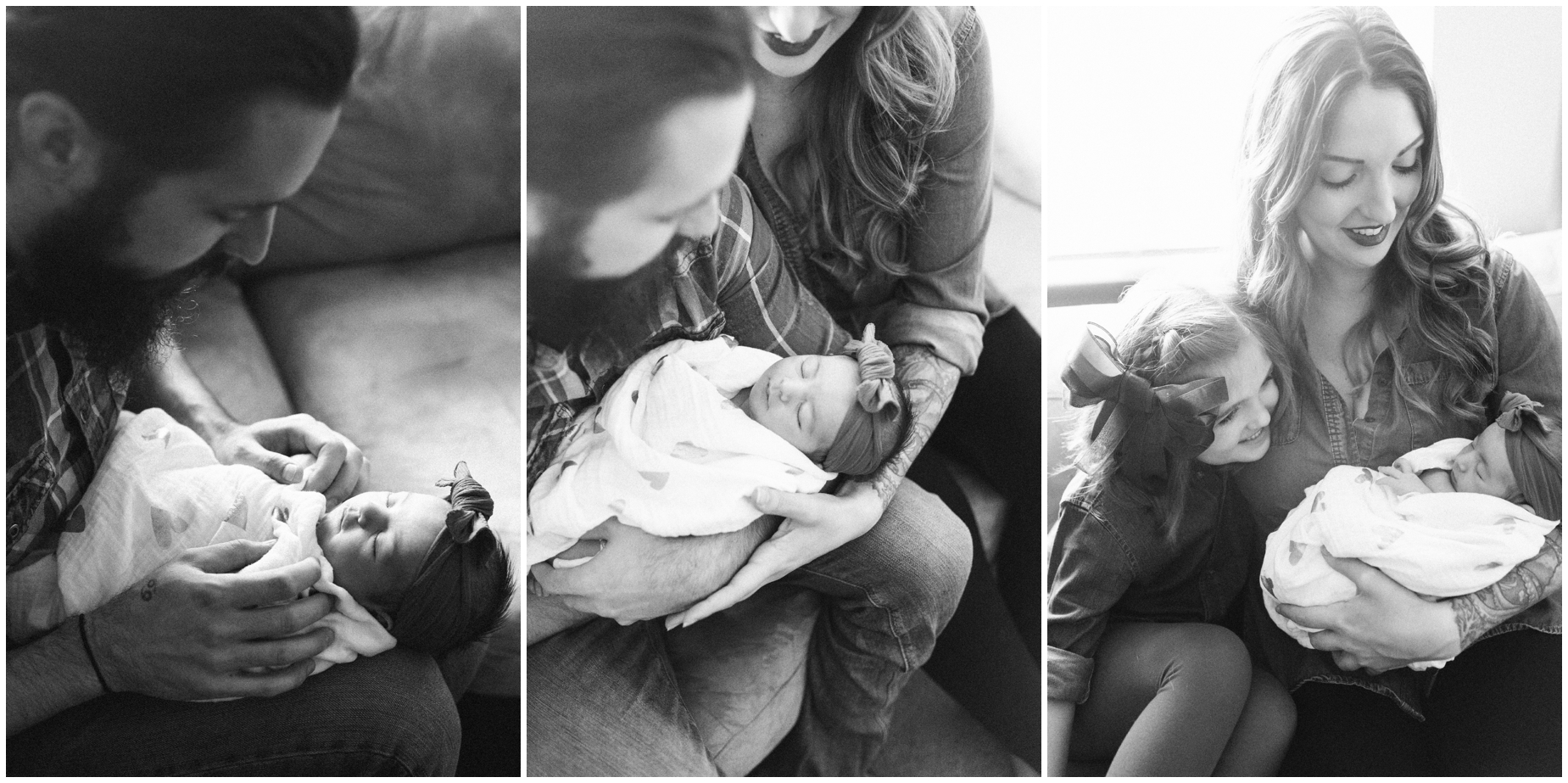 A Sweet Cozy Winter in-home Lifestyle Newborn Photo Session by Maryland Photographer Megan Bennett Photography