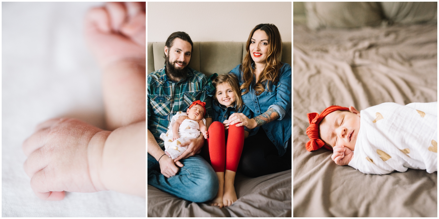 A Sweet Cozy Winter in-home Lifestyle Newborn Photo Session by Maryland Photographer Megan Bennett Photography