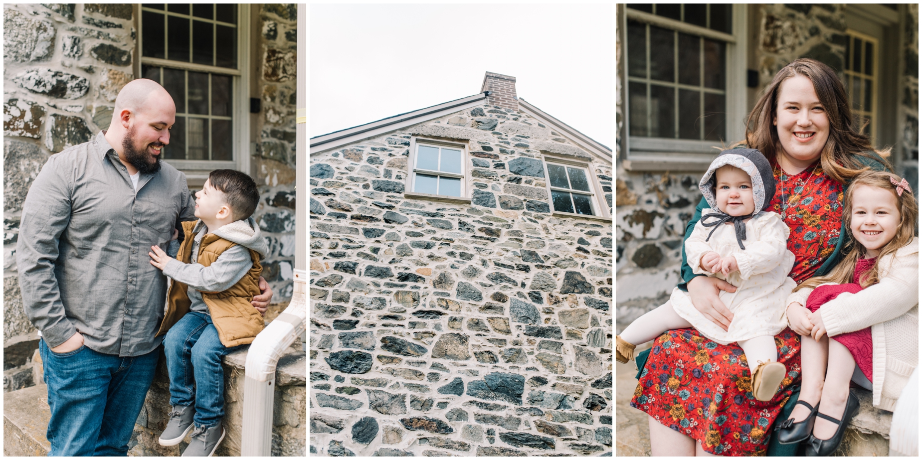 An adorable family photo session at Patapsco Valley State Park by Maryland Photographer Megan Bennett Photography