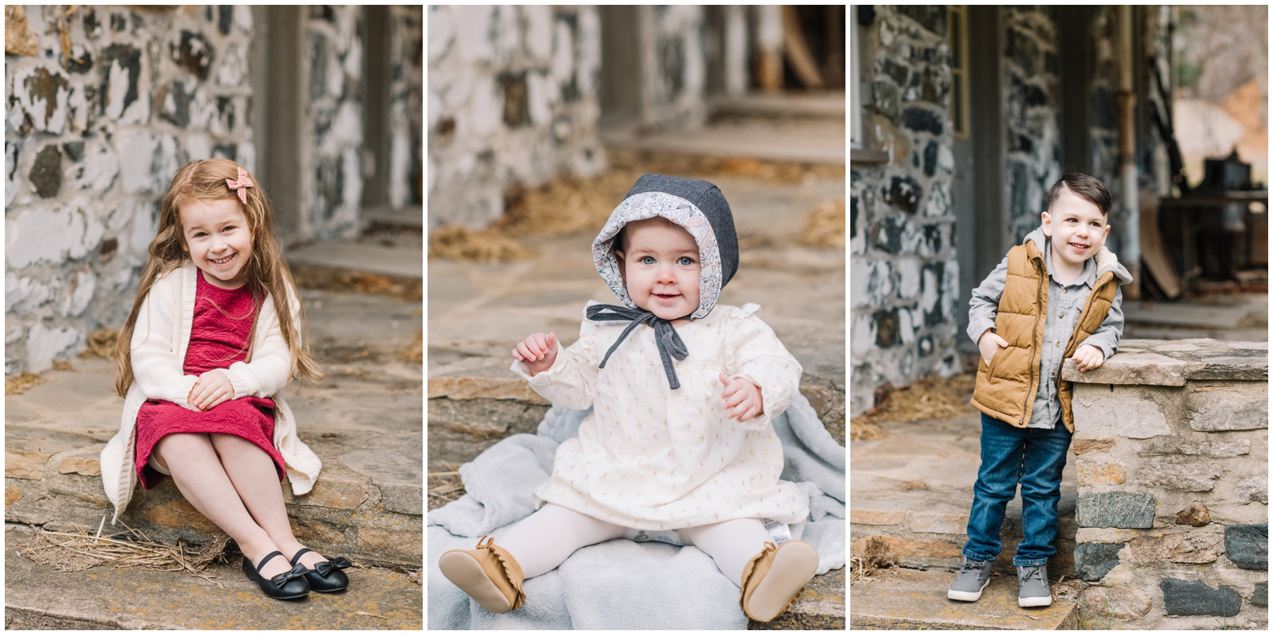 An adorable family photo session at Patapsco Valley State Park by Maryland Photographer Megan Bennett Photography