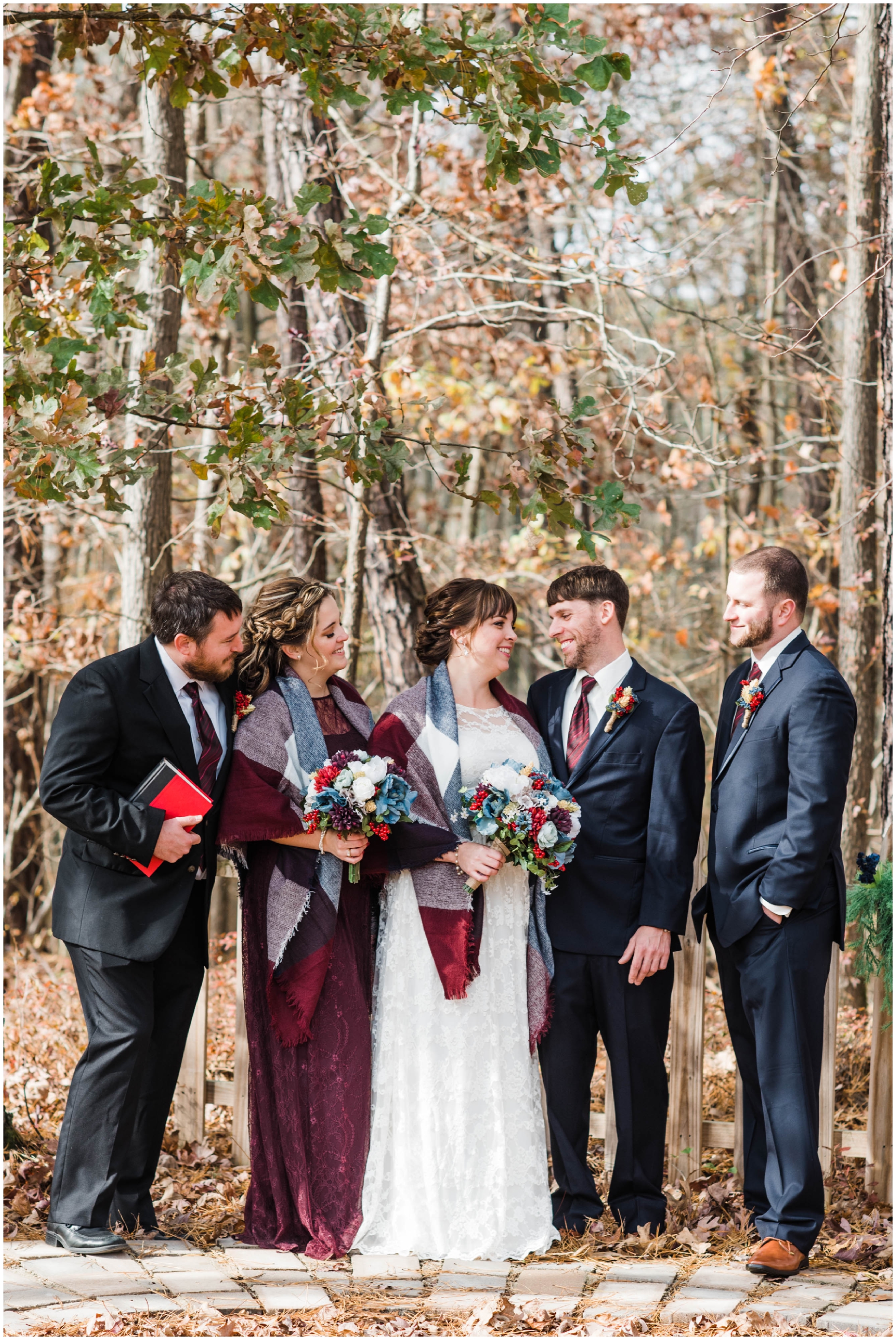 An intimate fall backyard Wedding in Severn Maryland by Megan Bennett Photography