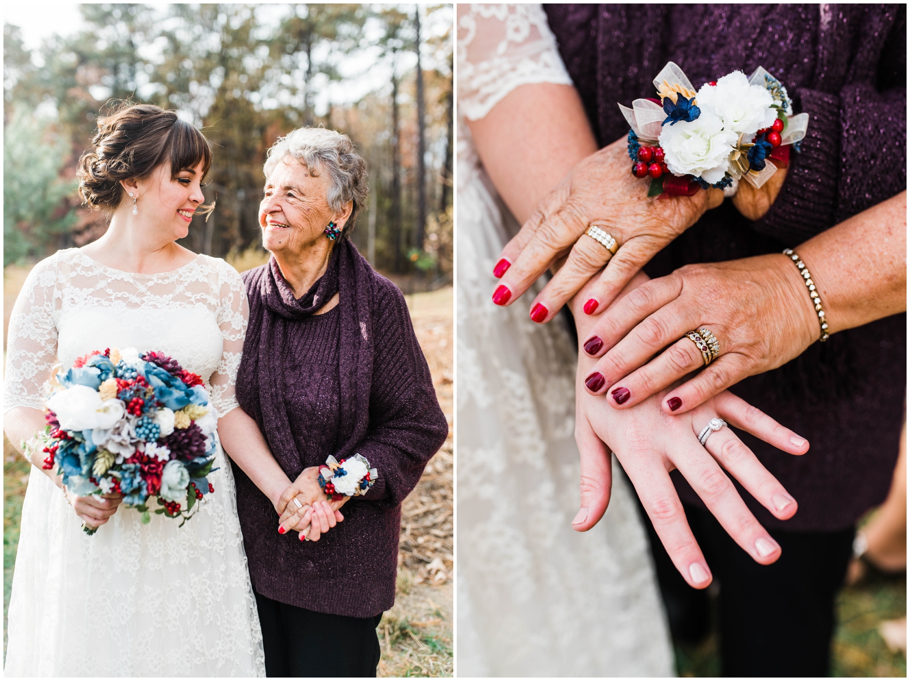 An intimate fall backyard Wedding in Severn Maryland by Megan Bennett Photography