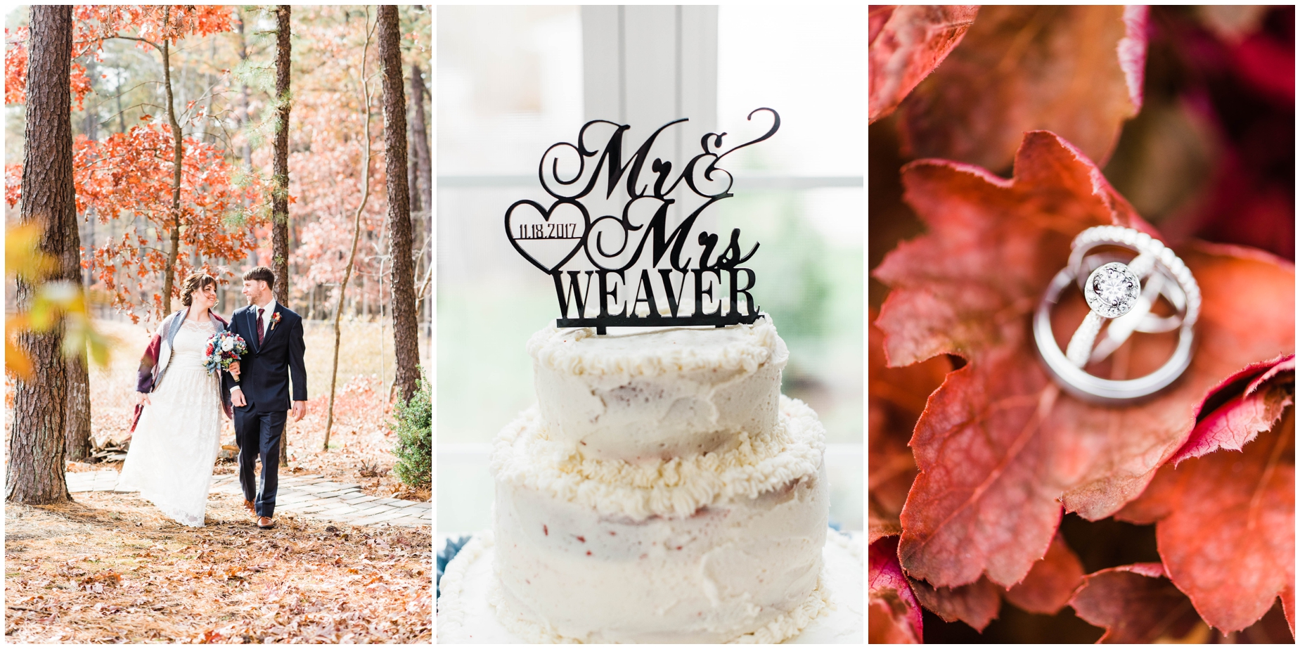 An intimate fall backyard Wedding in Severn Maryland by Megan Bennett Photography
