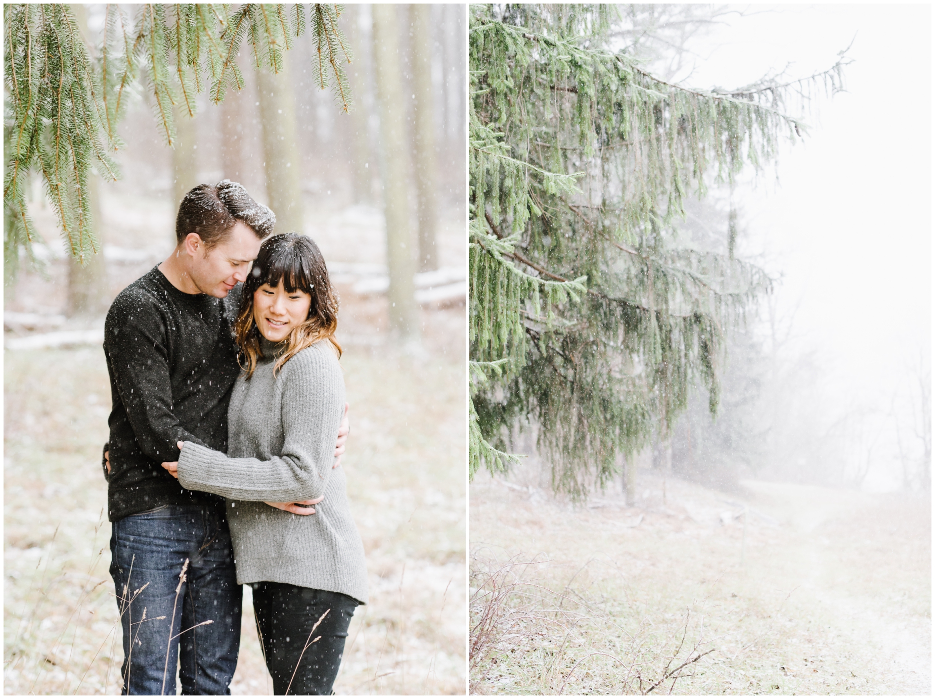 A Snowy Winter Family Photo Session at Loch Raven Reservoir by Maryland Photographer Megan Bennett Photography