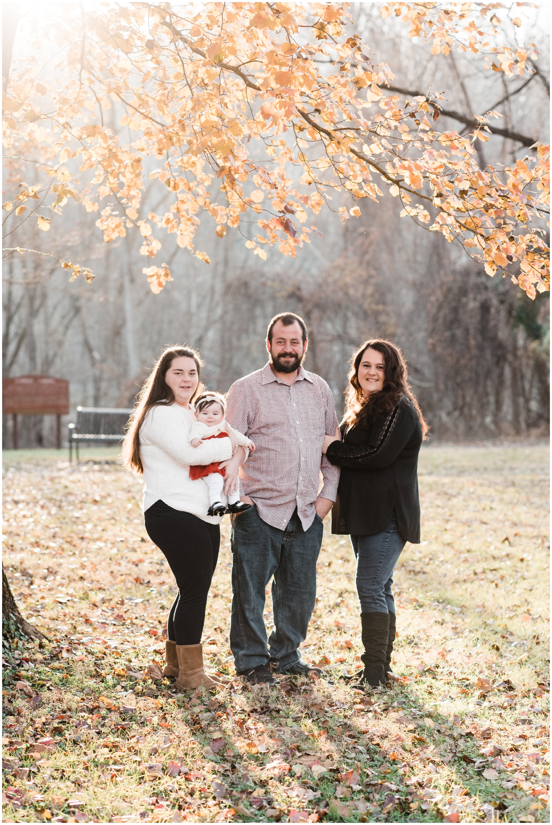 Autumn Family Photo Session at Patapsco Valley State Park by Maryland Photographer Megan Bennett Photography