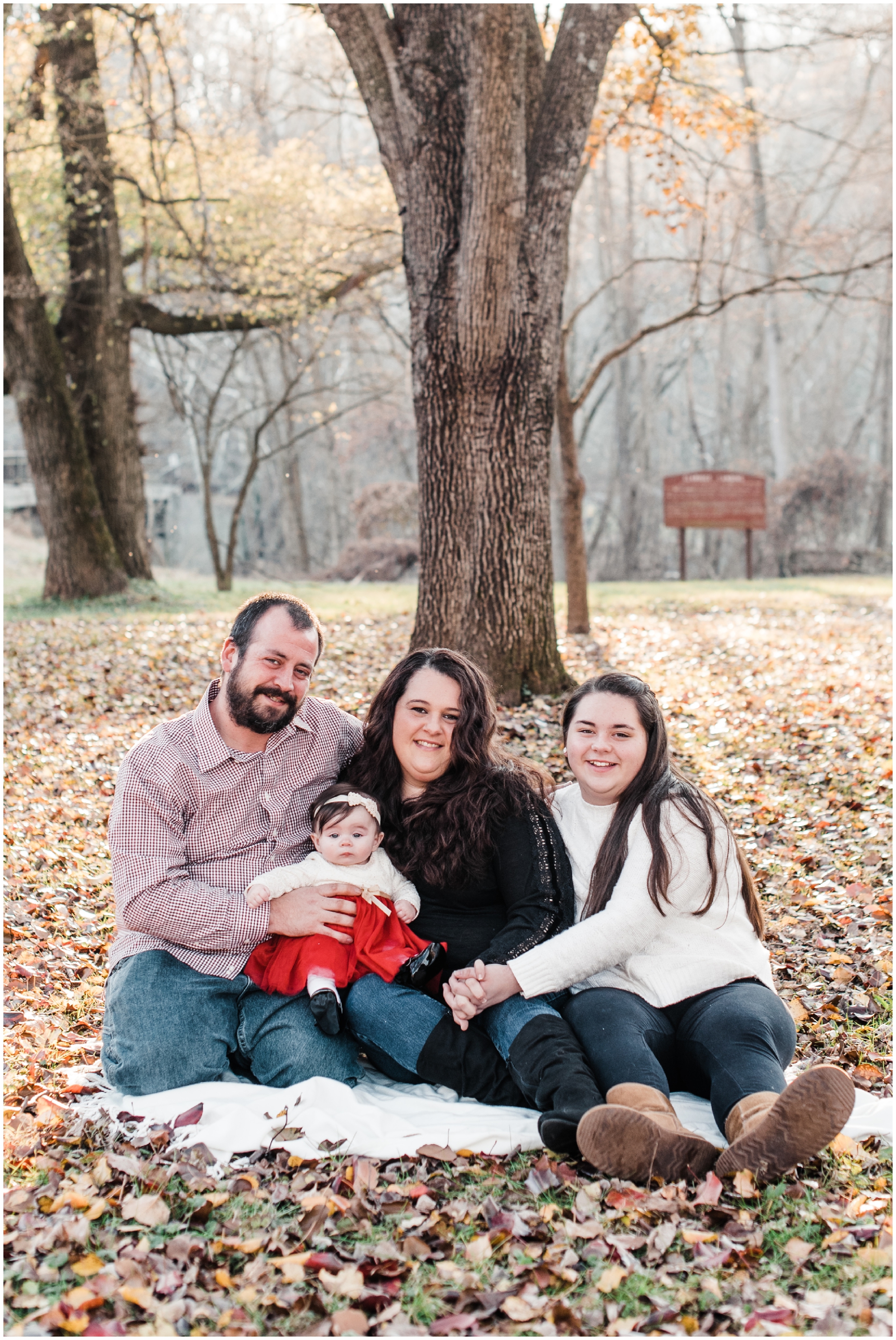 Autumn Family Photo Session at Patapsco Valley State Park by Maryland Photographer Megan Bennett Photography
