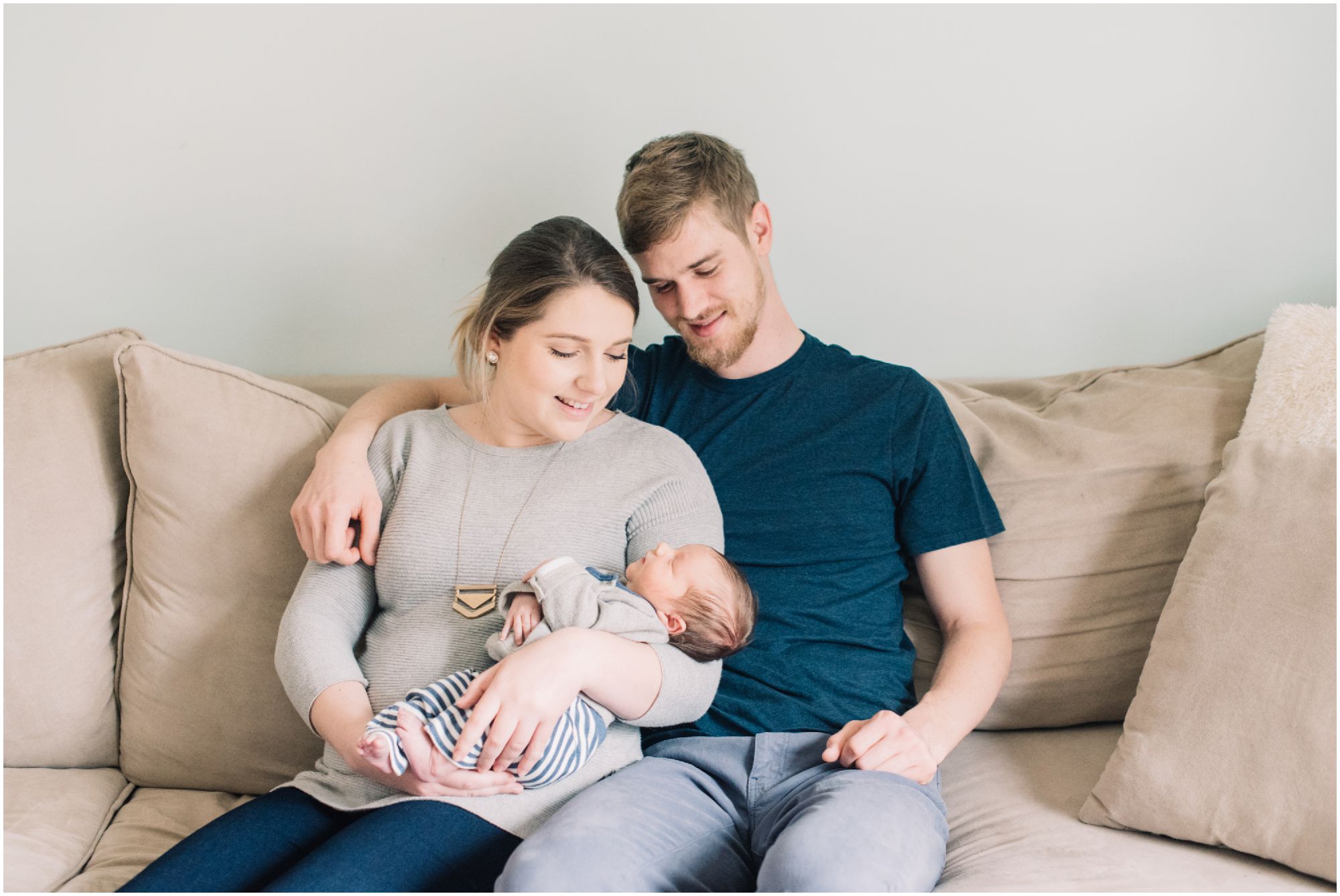 In Home Newborn Lifestyle Portraits by Maryland Photographer Megan Bennett Photography