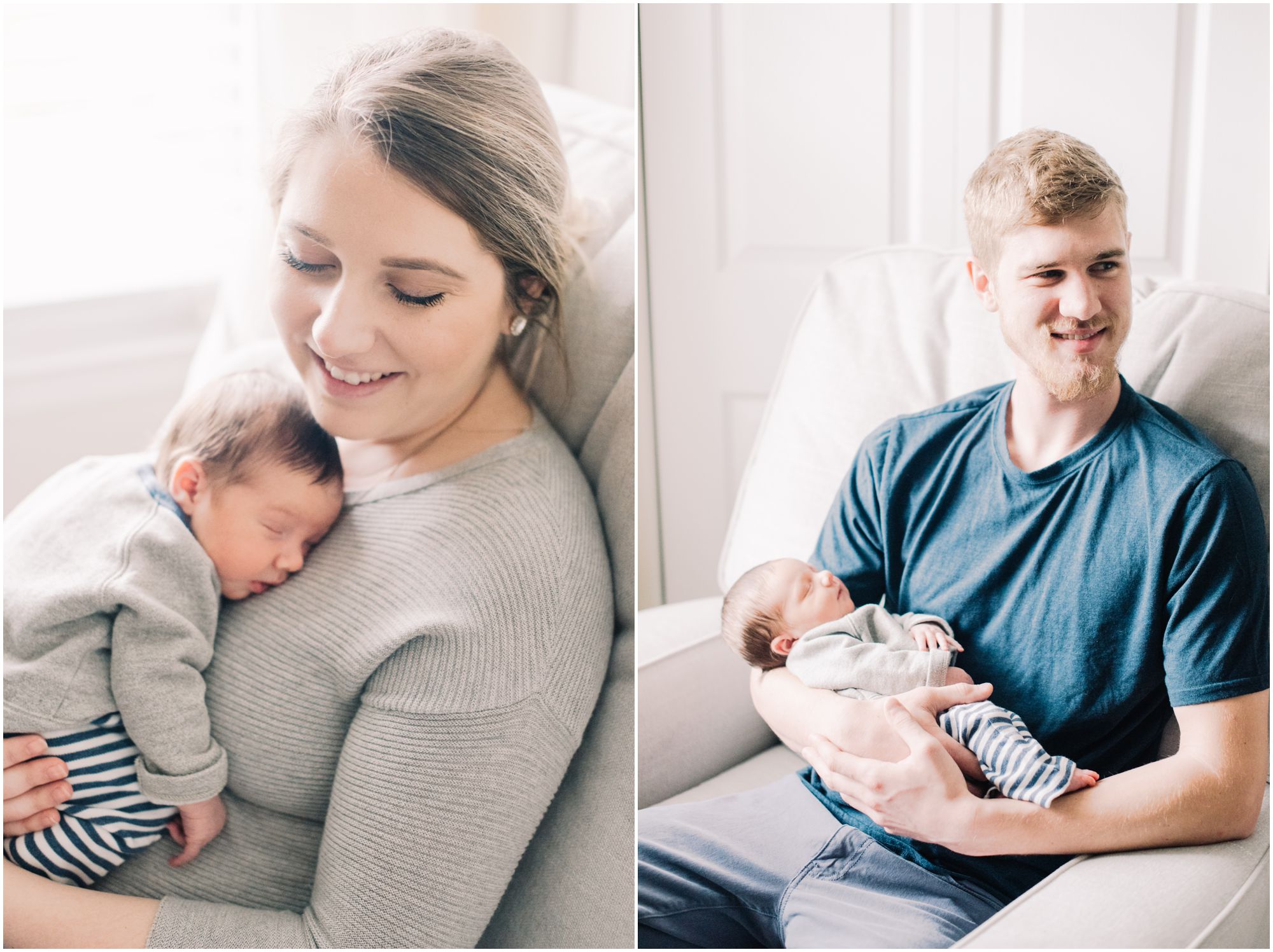 In Home Newborn Lifestyle Portraits by Maryland Photographer Megan Bennett Photography
