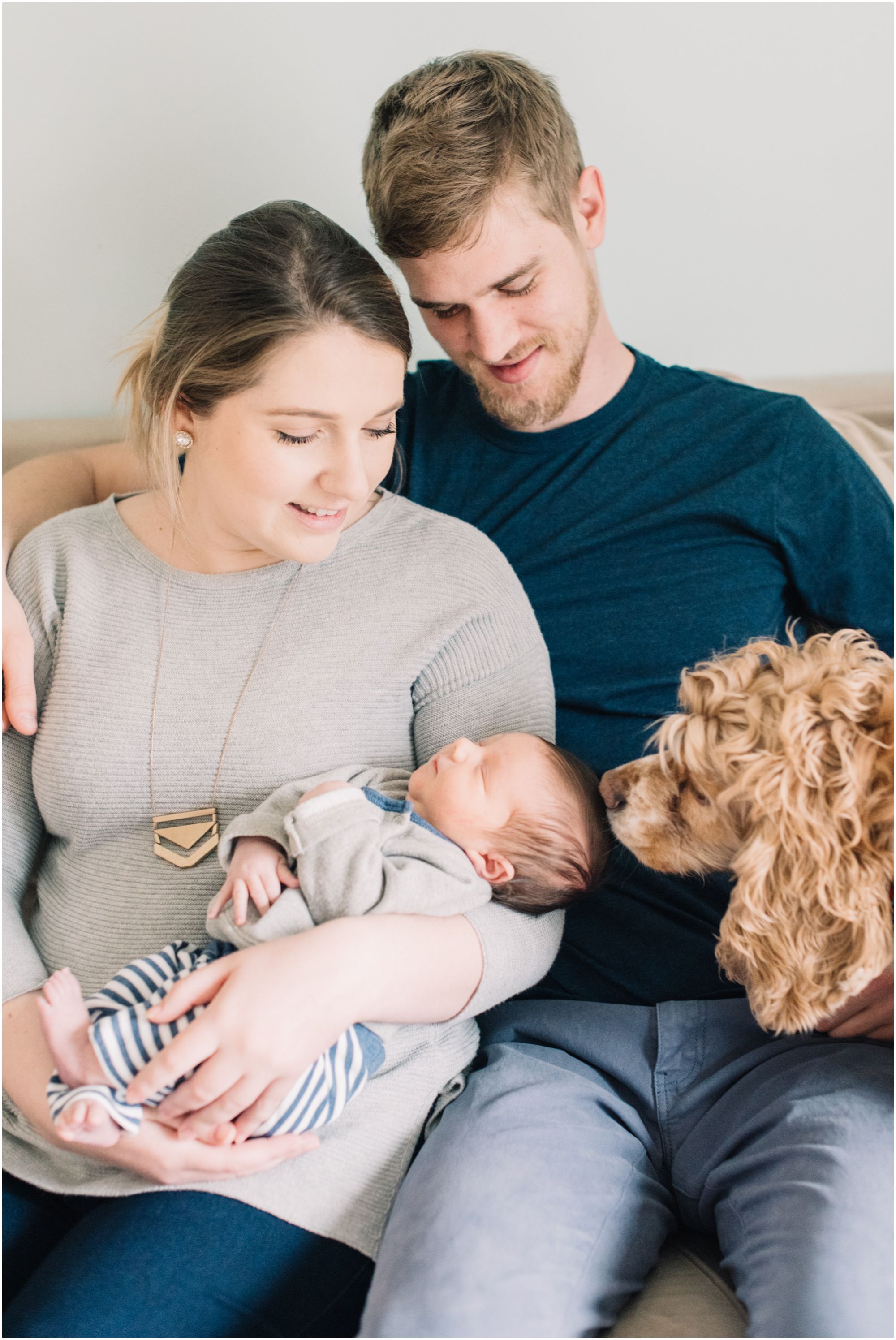 In Home Newborn Lifestyle Portraits by Maryland Photographer Megan Bennett Photography