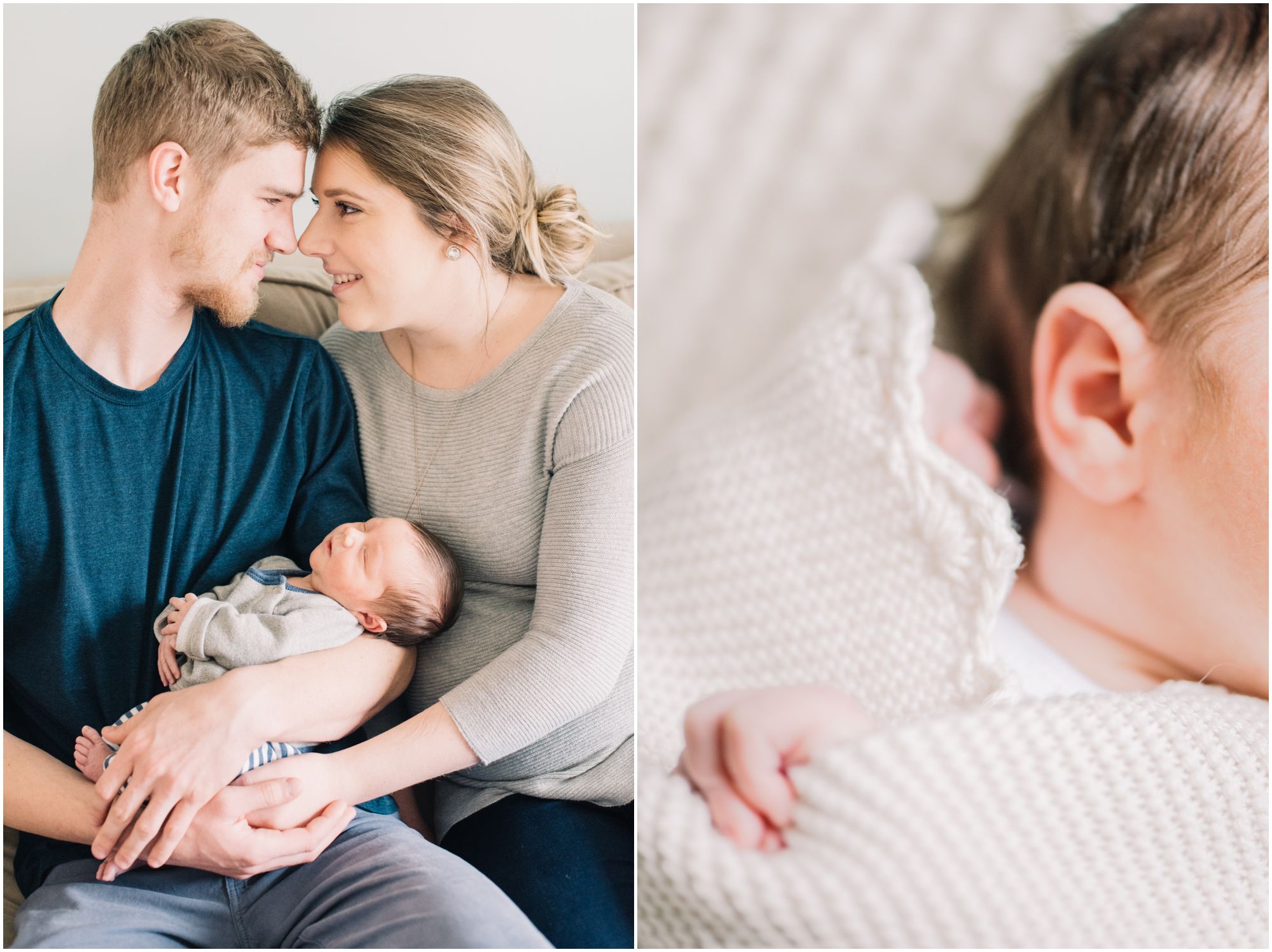 In Home Newborn Lifestyle Portraits by Maryland Photographer Megan Bennett Photography