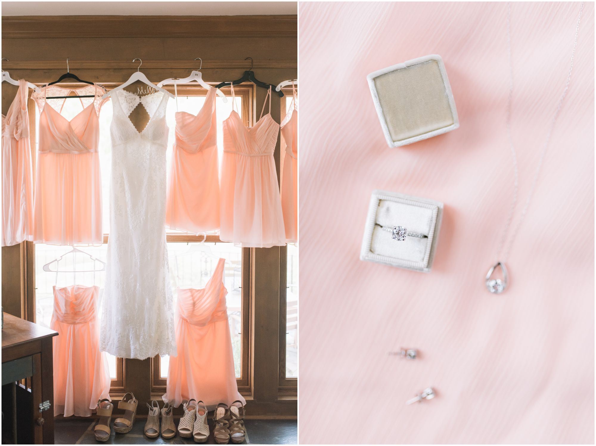 Romantic Blush Pink Spring Barn Wedding at Howard County Maryland Estate by Maryland Photographer Megan Bennett Photography