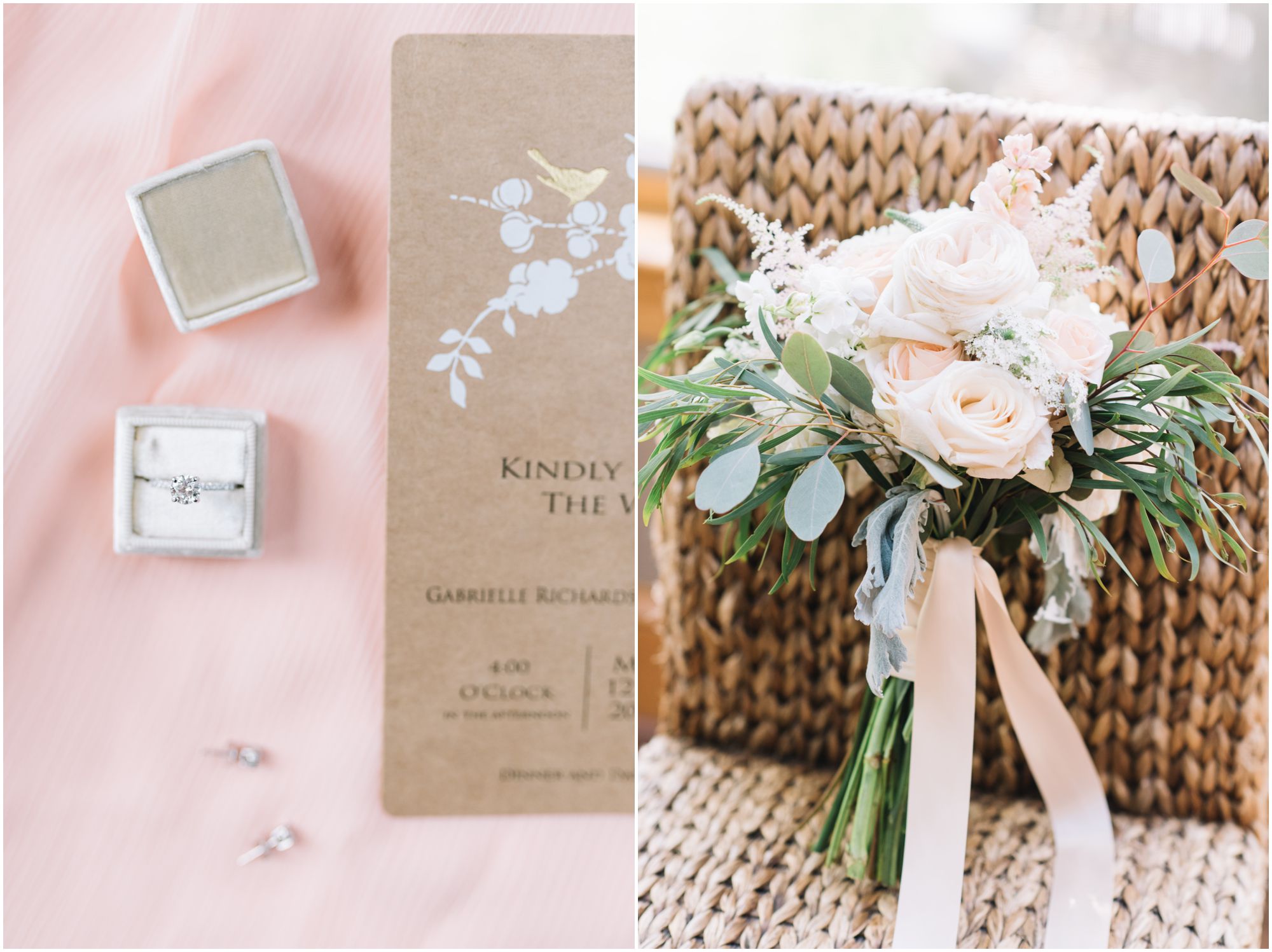 Romantic Blush Pink Spring Barn Wedding at Howard County Maryland Estate by Maryland Photographer Megan Bennett Photography