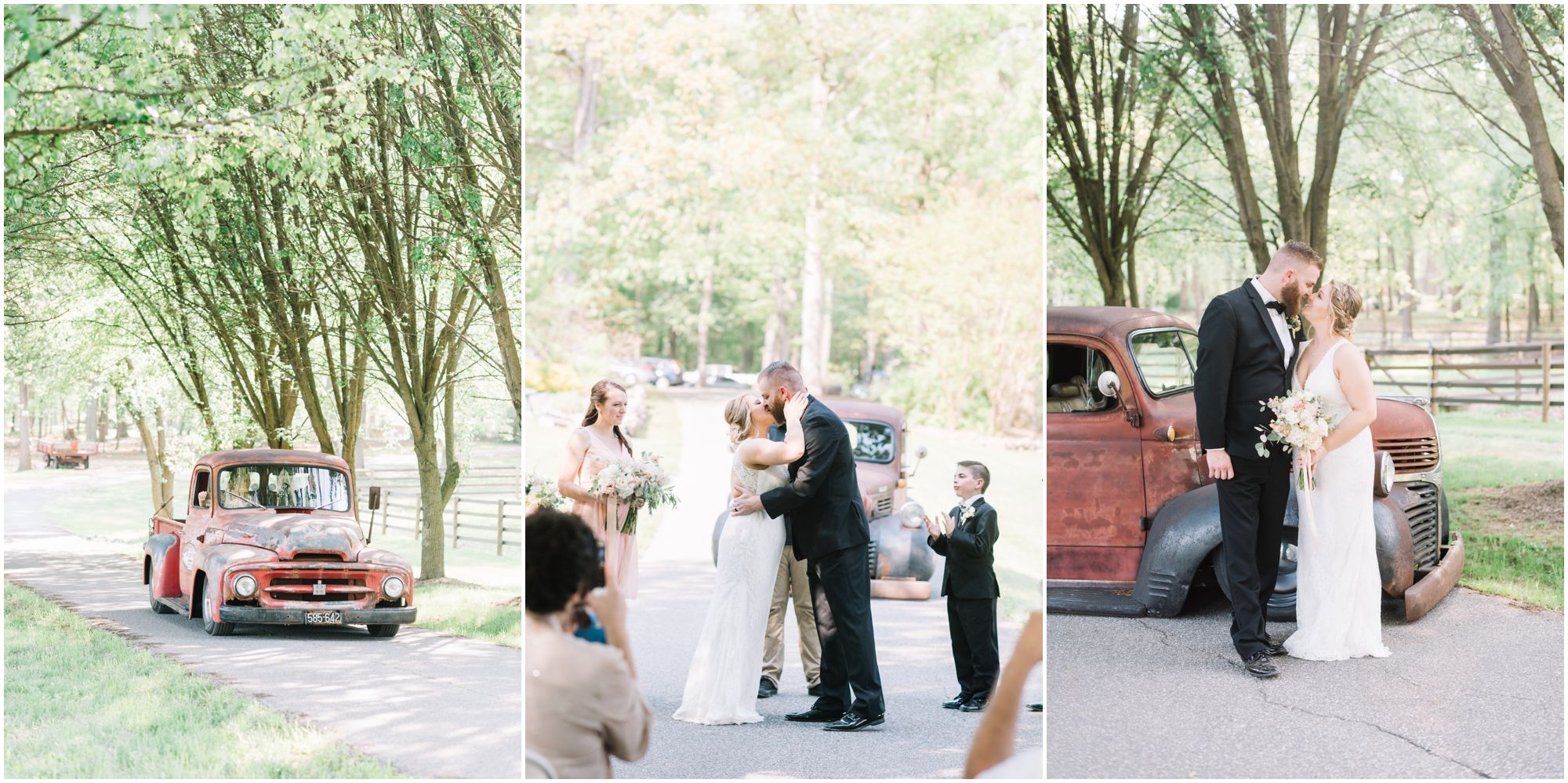 Romantic Blush Pink Spring Barn Wedding at Howard County Maryland Estate by Maryland Photographer Megan Bennett Photography