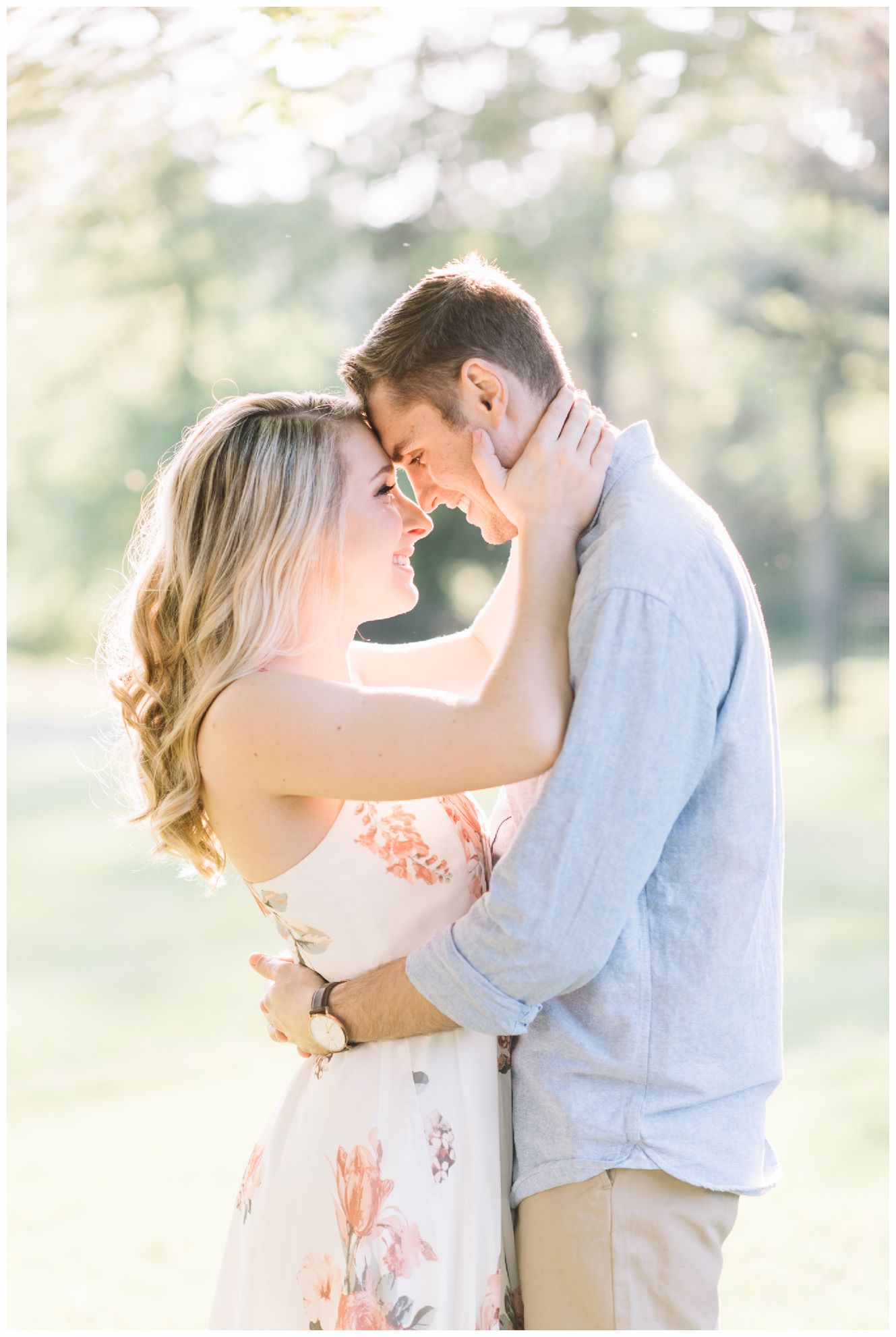 Spring Engagement at Belmont Manor Historic Park in Elkridge, Maryland by Maryland Photographer Megan Bennett Photography 