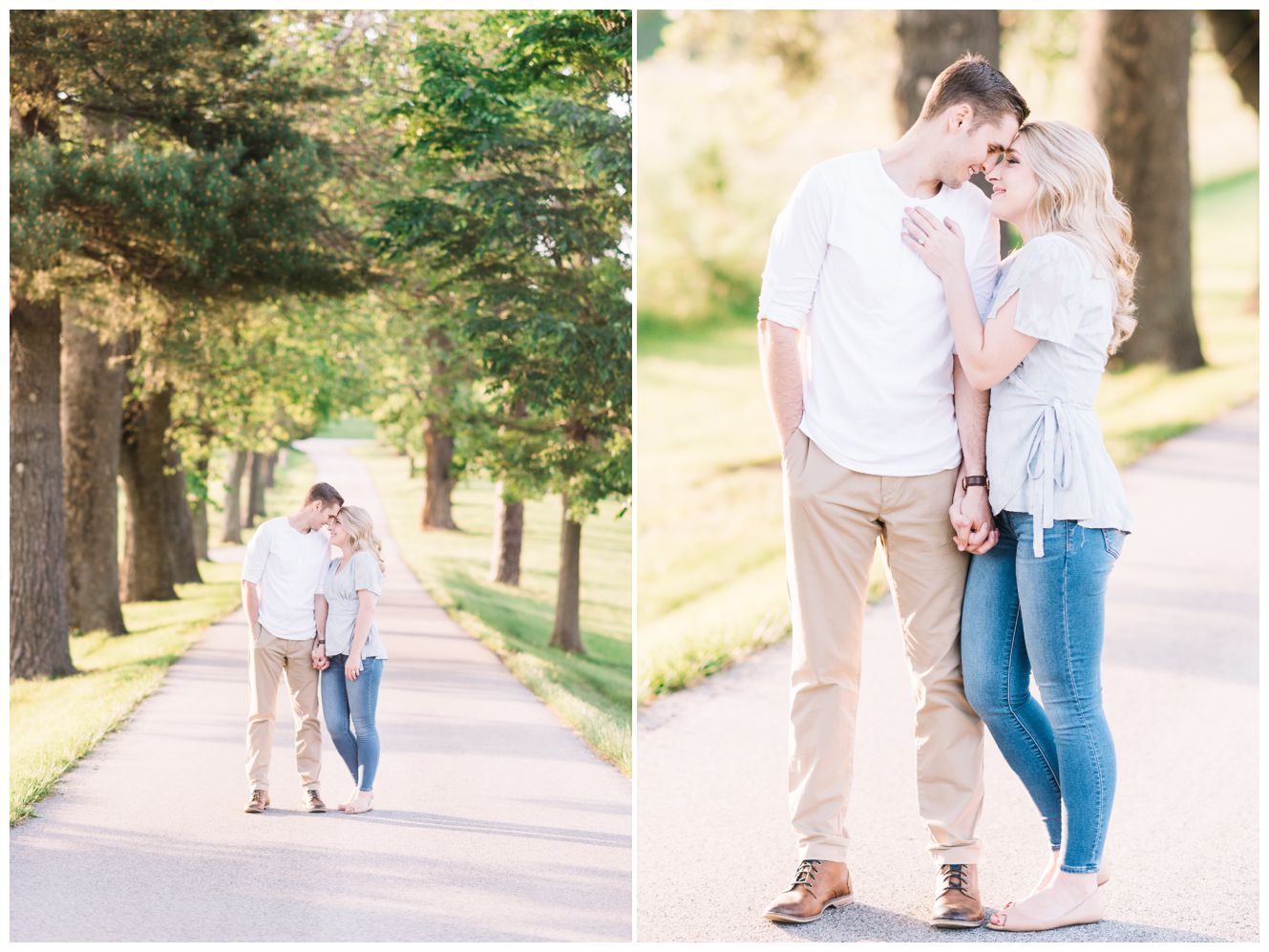 Spring Engagement at Belmont Manor Historic Park in Elkridge, Maryland by Maryland Photographer Megan Bennett Photography 