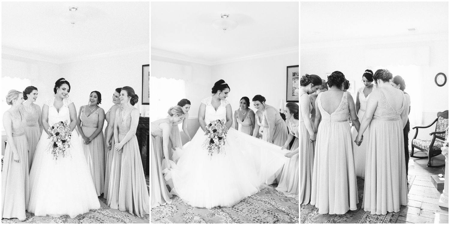 Rainy Spring Wedding At Swan Harbor Farm with Disney Inspired Wedding Details by Maryland Photographer Megan Bennett Photography