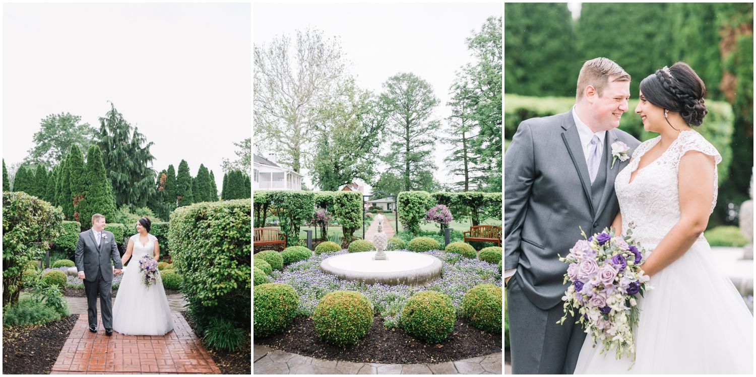 Rainy Spring Wedding At Swan Harbor Farm with Disney Inspired Wedding Details by Maryland Photographer Megan Bennett Photography