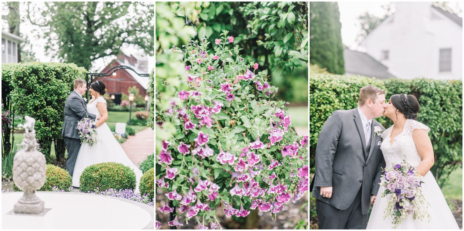 Rainy Spring Wedding At Swan Harbor Farm with Disney Inspired Wedding Details by Maryland Photographer Megan Bennett Photography
