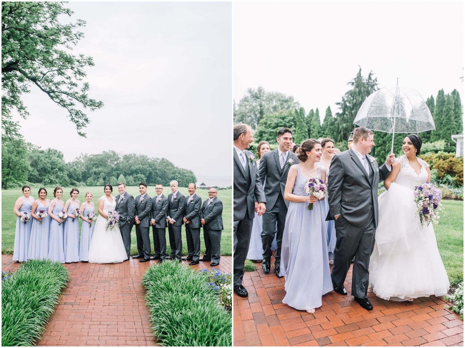 Rainy Spring Wedding At Swan Harbor Farm with Disney Inspired Wedding Details by Maryland Photographer Megan Bennett Photography
