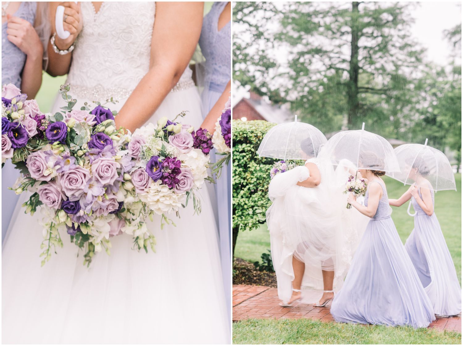 Rainy Spring Wedding At Swan Harbor Farm with Disney Inspired Wedding Details by Maryland Photographer Megan Bennett Photography