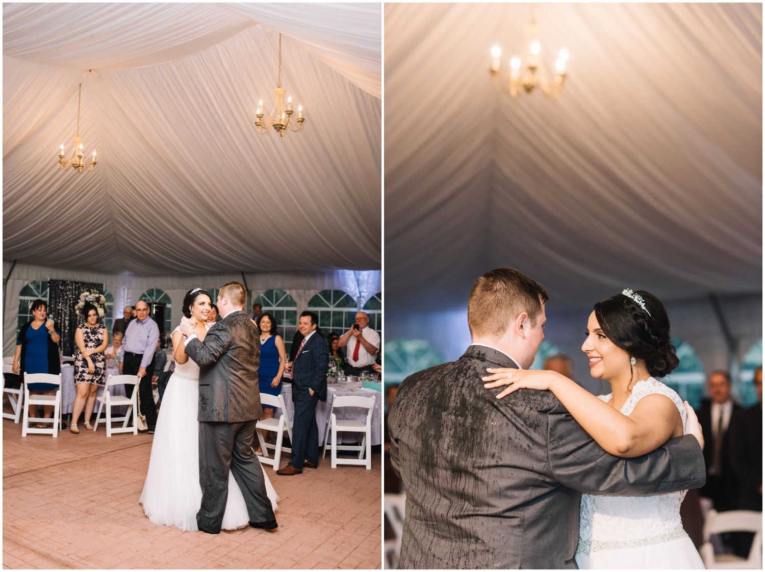Rainy Spring Wedding At Swan Harbor Farm with Disney Inspired Wedding Details by Maryland Photographer Megan Bennett Photography