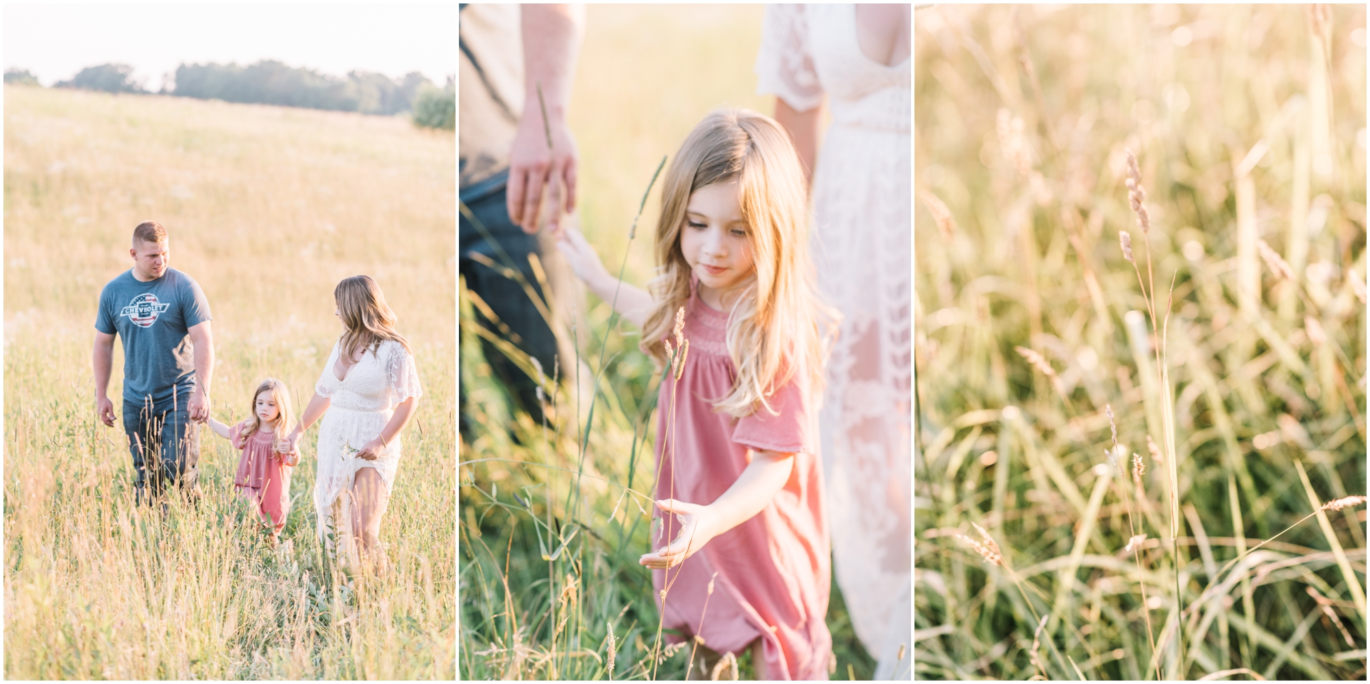 A summer Family Photo Shoot in a Wild Farm Field at the Howard County Conservancy by Maryland Photographer Megan Bennett Photography