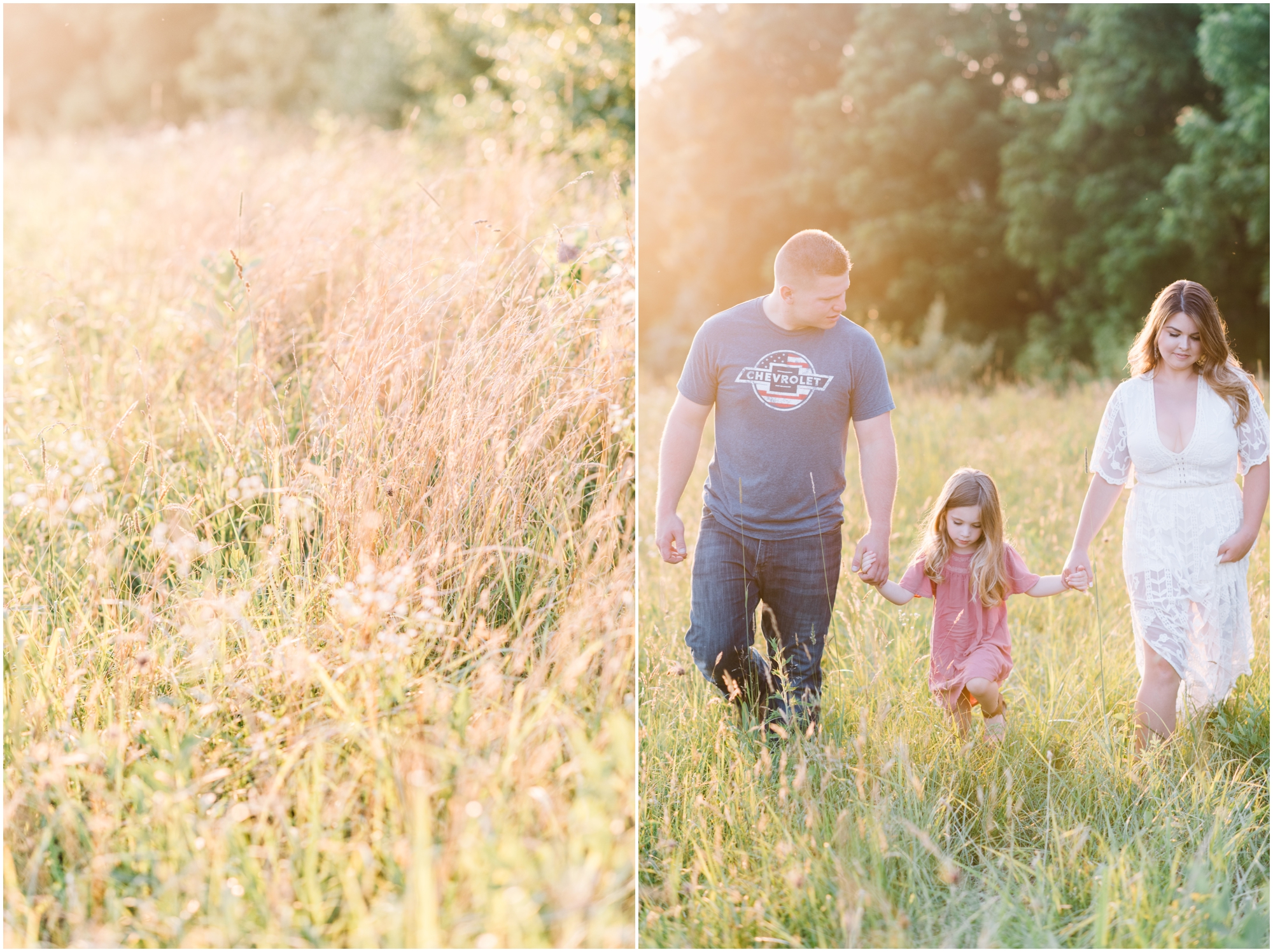 A summer Family Photo Shoot in a Wild Farm Field at the Howard County Conservancy by Maryland Photographer Megan Bennett Photography